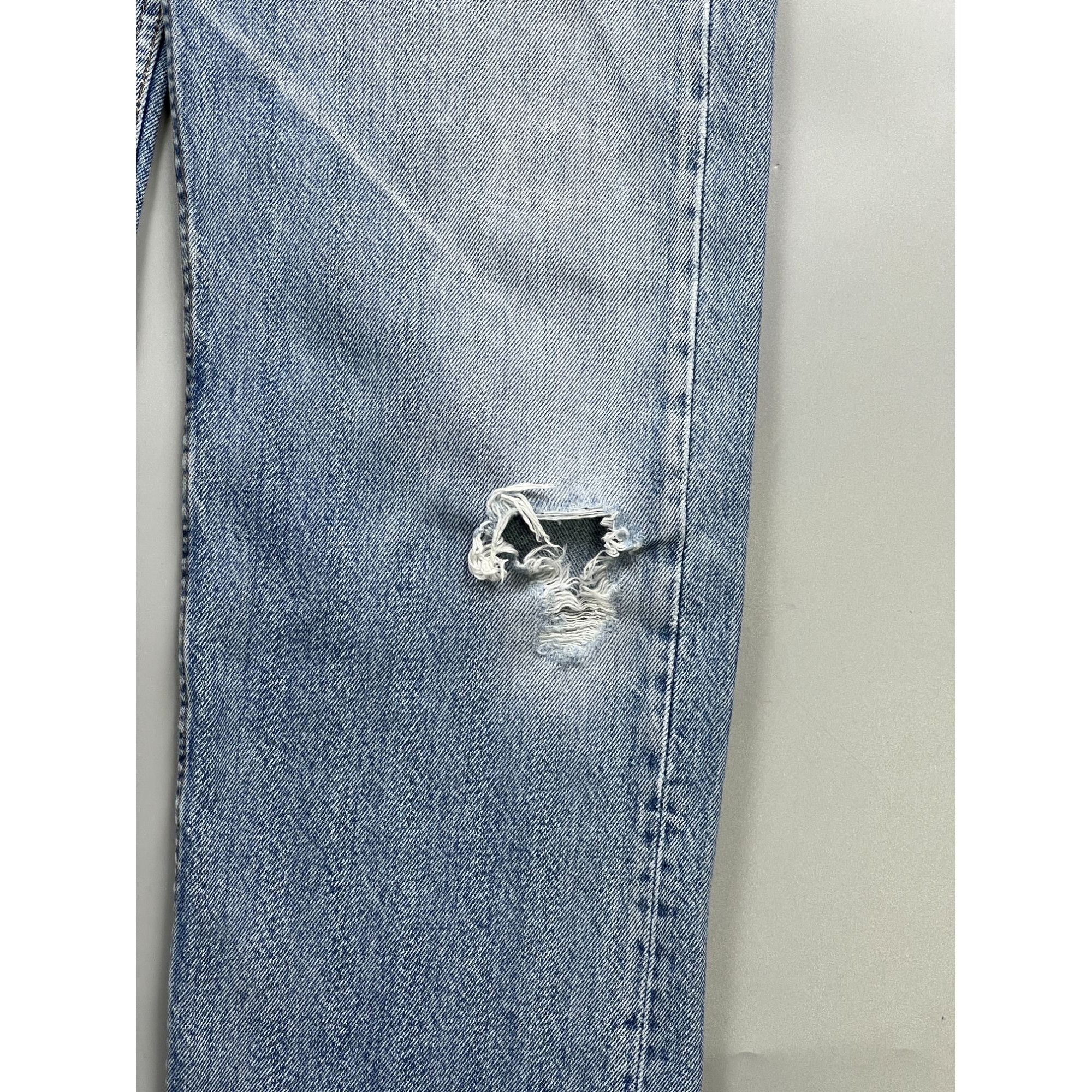 Levi's Levi’s 501 Made in USA Distressed Denim Jeans Pants (Y0909) Size US 34 / EU 50 - 3 Thumbnail
