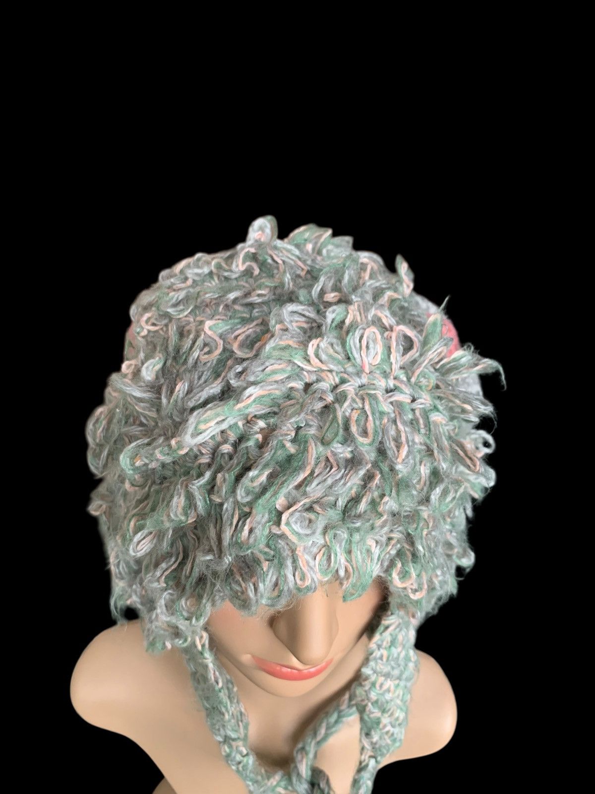 Designer × Japanese Brand × Kapital CA4LA Knitted Fur Beanie Hat Hand Made Japanese Style Size ONE SIZE - 11 Thumbnail