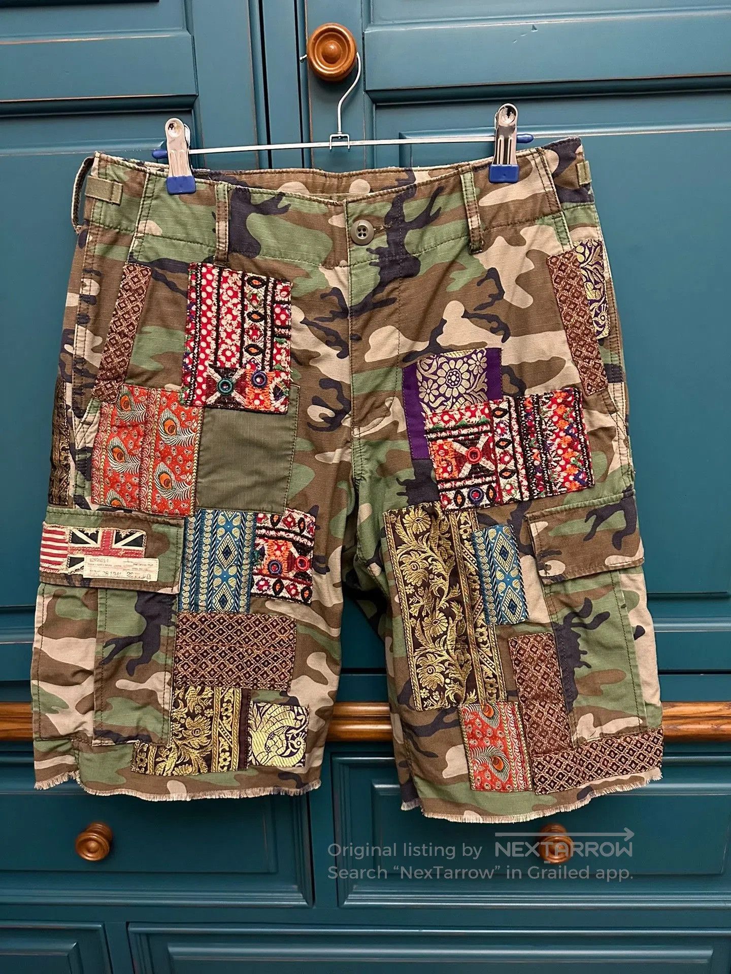 Denim & Supply Ralph Lauren Ralph Lauren Denim & Supply Camo Patchwork Shorts. Size US 30 / EU 46 - 1 Thumbnail