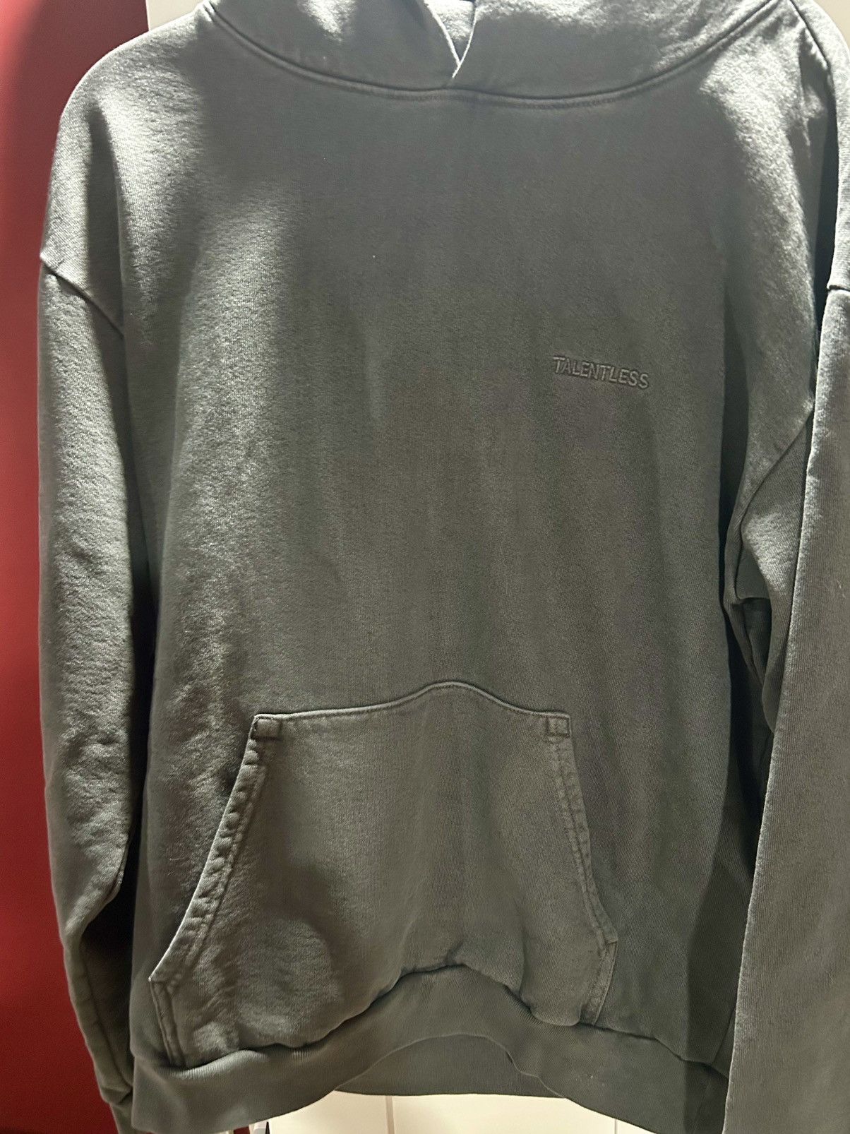 Talentless Talentless Men's Heavyweight Embroidered Hoodie – Steel Grey Size US L / EU 52-54 / 3 - 20 Thumbnail