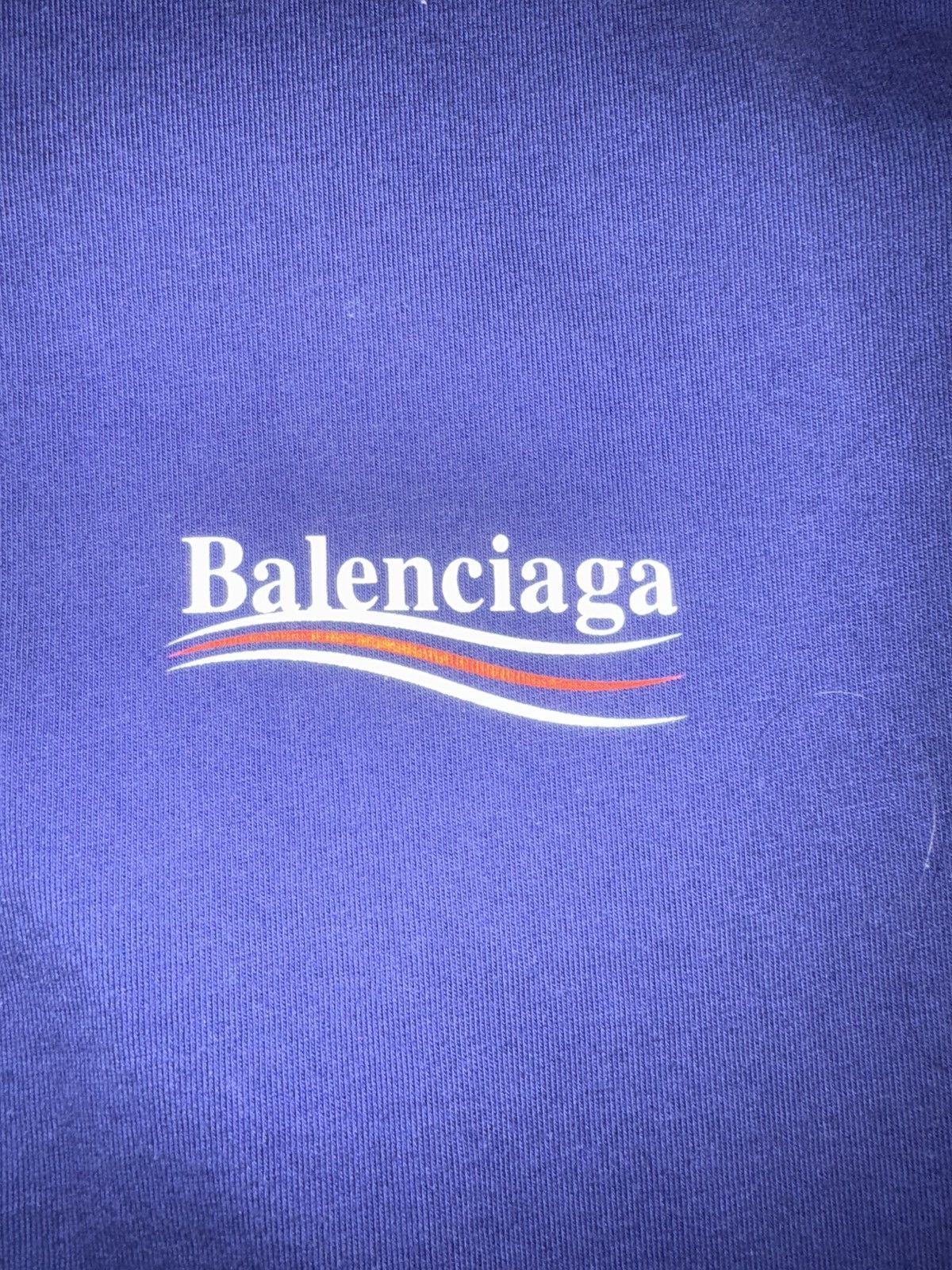 Balenciaga Balenciaga political campaign Tshirt pacitic blue M Size US M / EU 48-50 / 2 - 6 Thumbnail