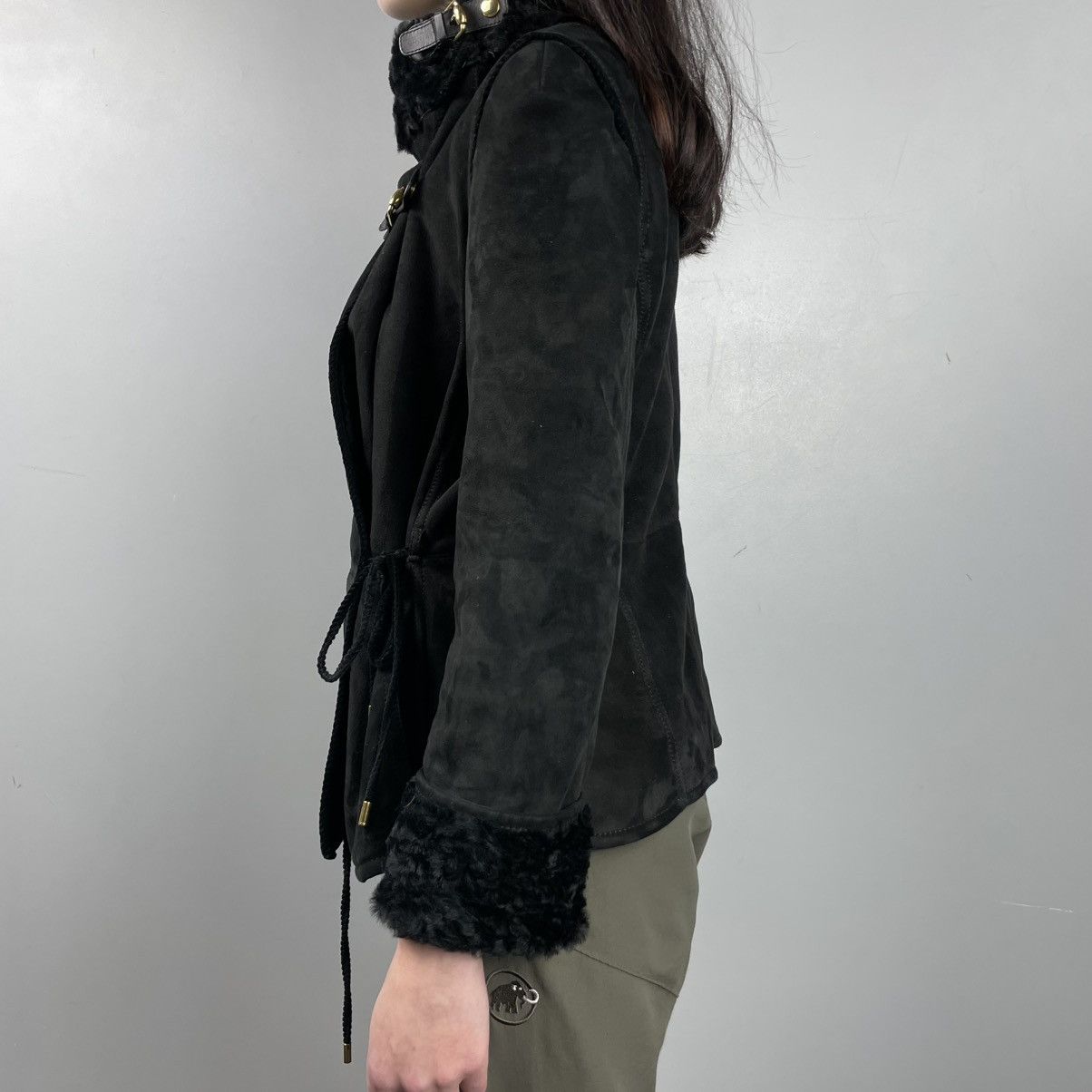 Gucci Archive Gucci Shearling Leather Jacket designer Tom Ford Size US XS / EU 42 / 0 - 4 Thumbnail