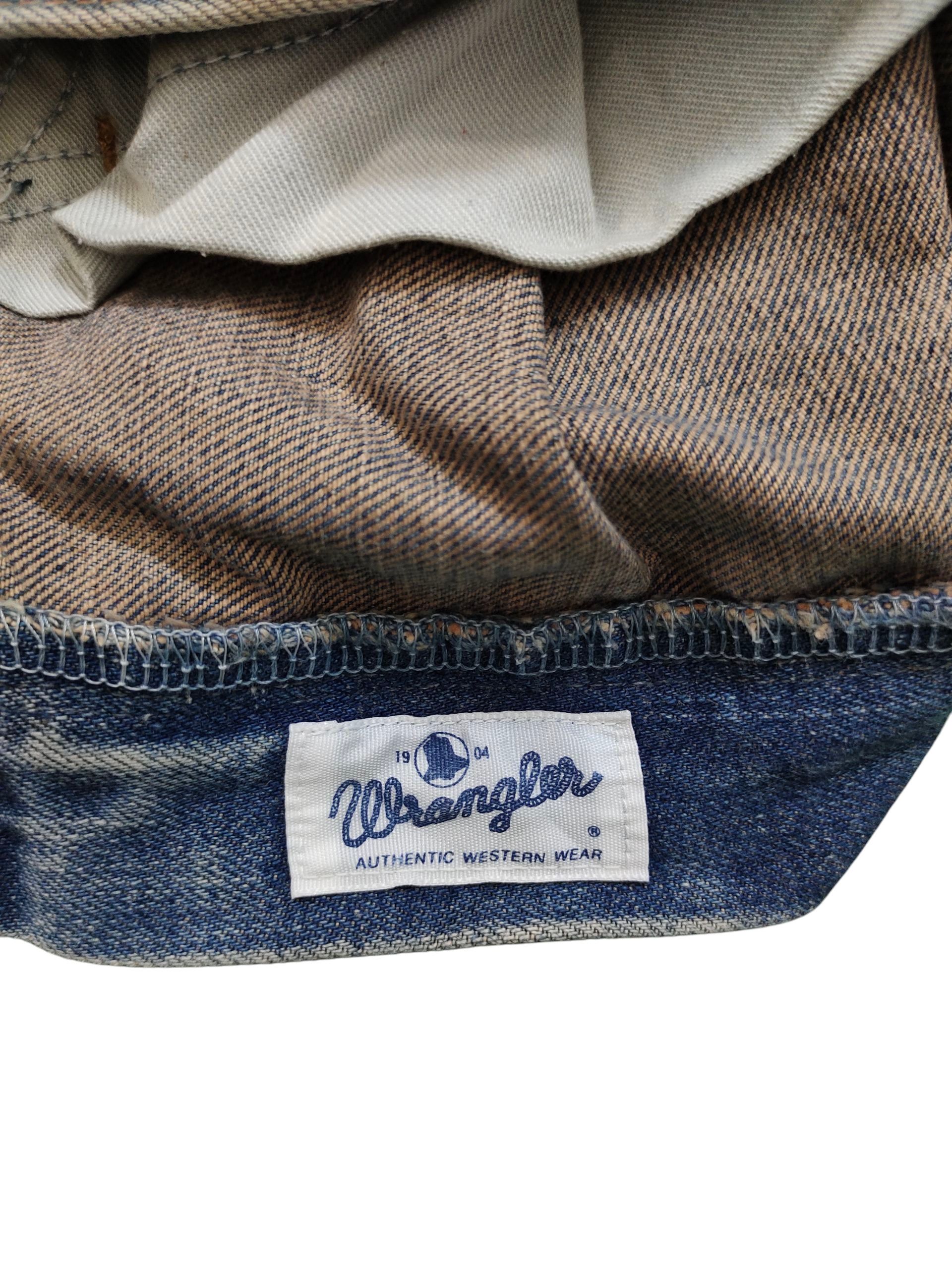 Kapital Vintage 90s Wrangler Selvedge Distress Wide Leg Denim Jeans Size US 30 / EU 46 - 11 Thumbnail