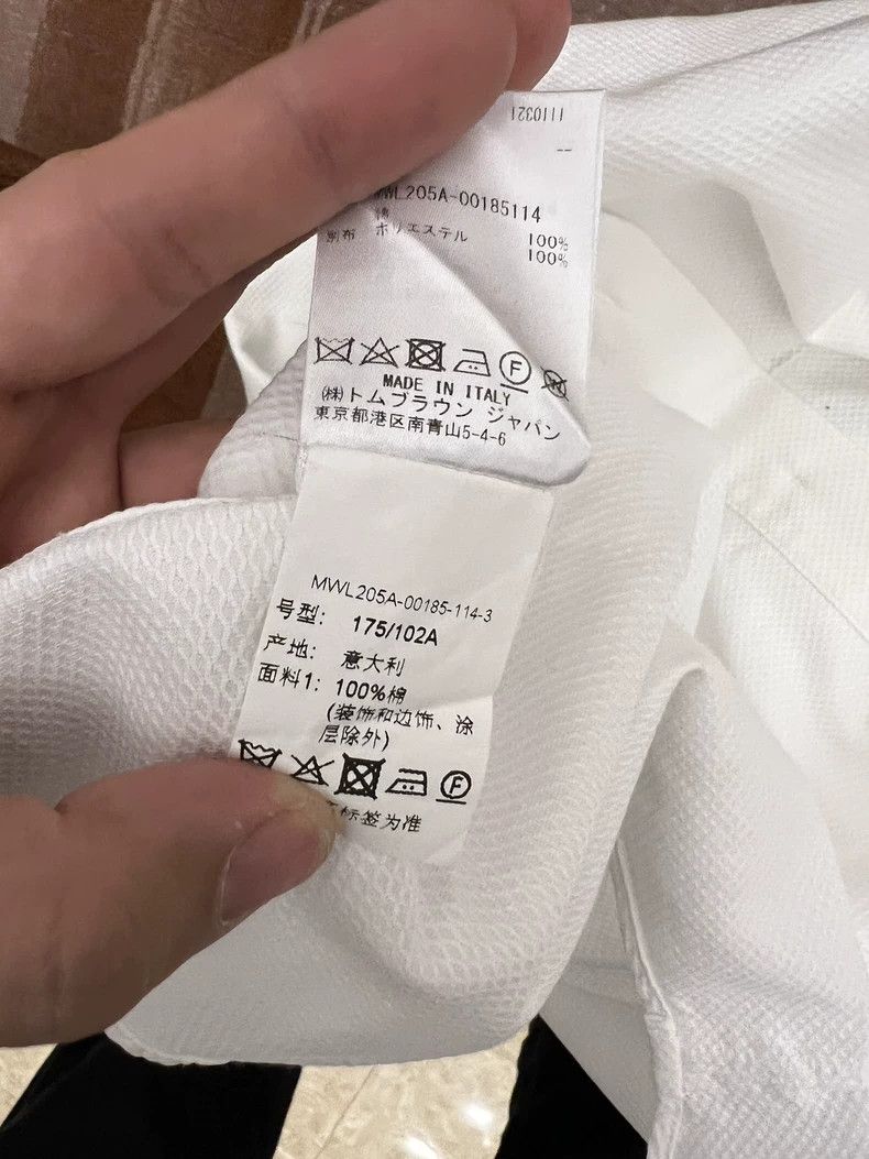 Thom Browne Thom Browne size3 White sleek shirt Size US L / EU 52-54 / 3 - 6 Thumbnail