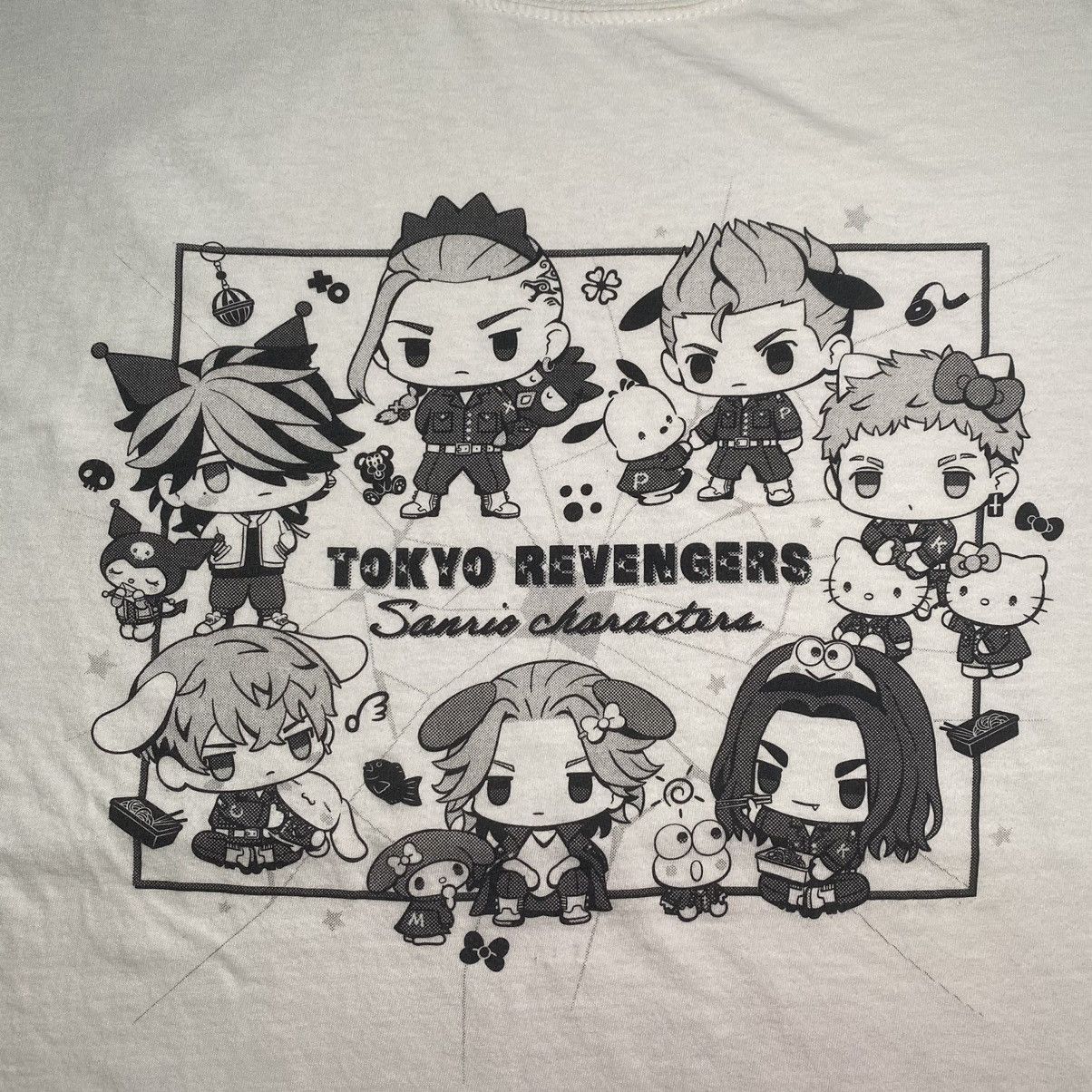 Anime Sanrio Hello Kitty x Tokyo Revengers Anime T Shirt Size US L / EU 52-54 / 3 - 6 Thumbnail