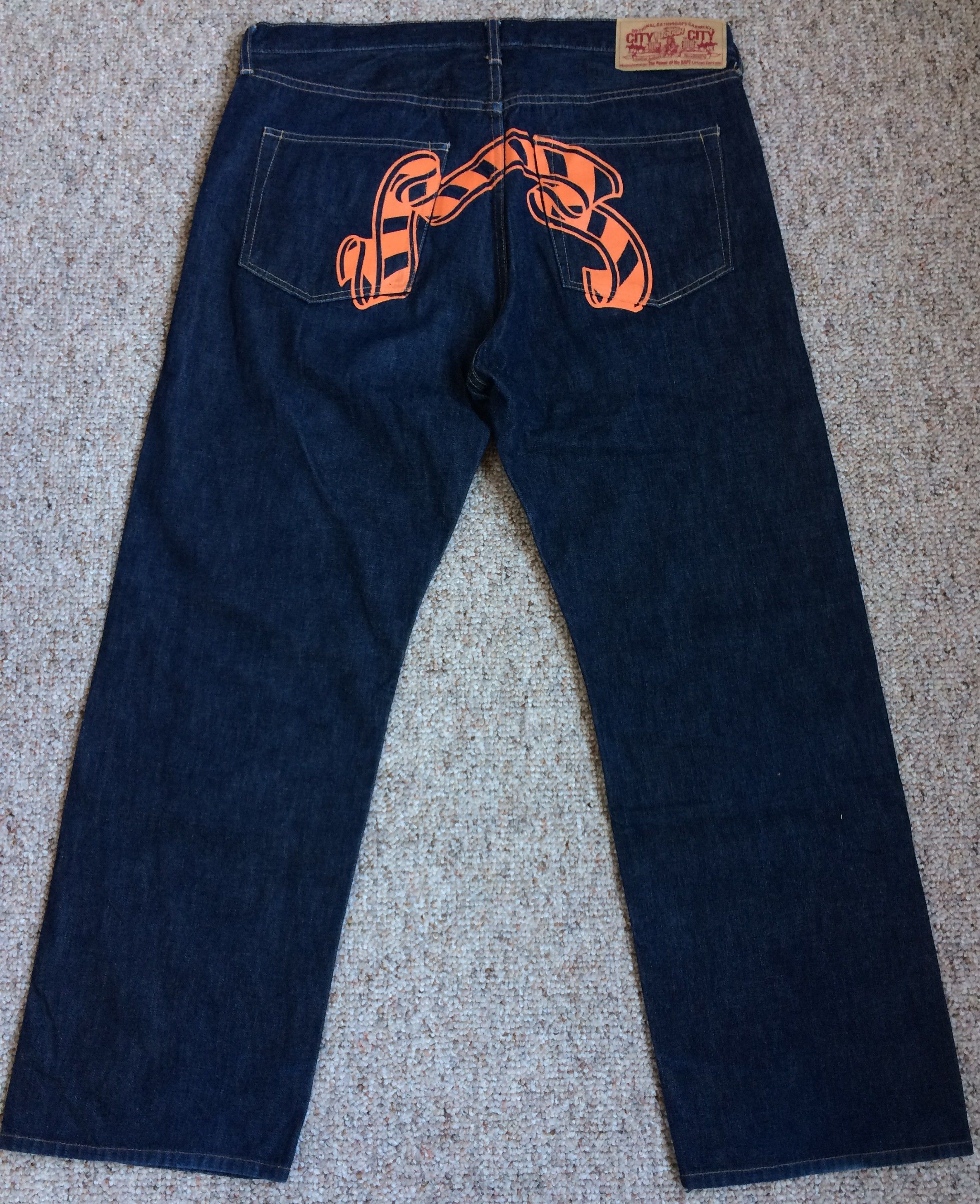 Bape OG Bathing Ape Baby Milo Store Denim size XL Size US 36 / EU 52 - 5 Thumbnail