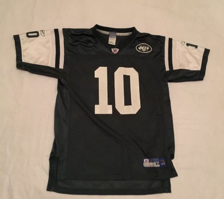 New York Jets youth XL green On field NFL jersey by Reebok . 28' length 21'  - clothing & accessories - by owner 