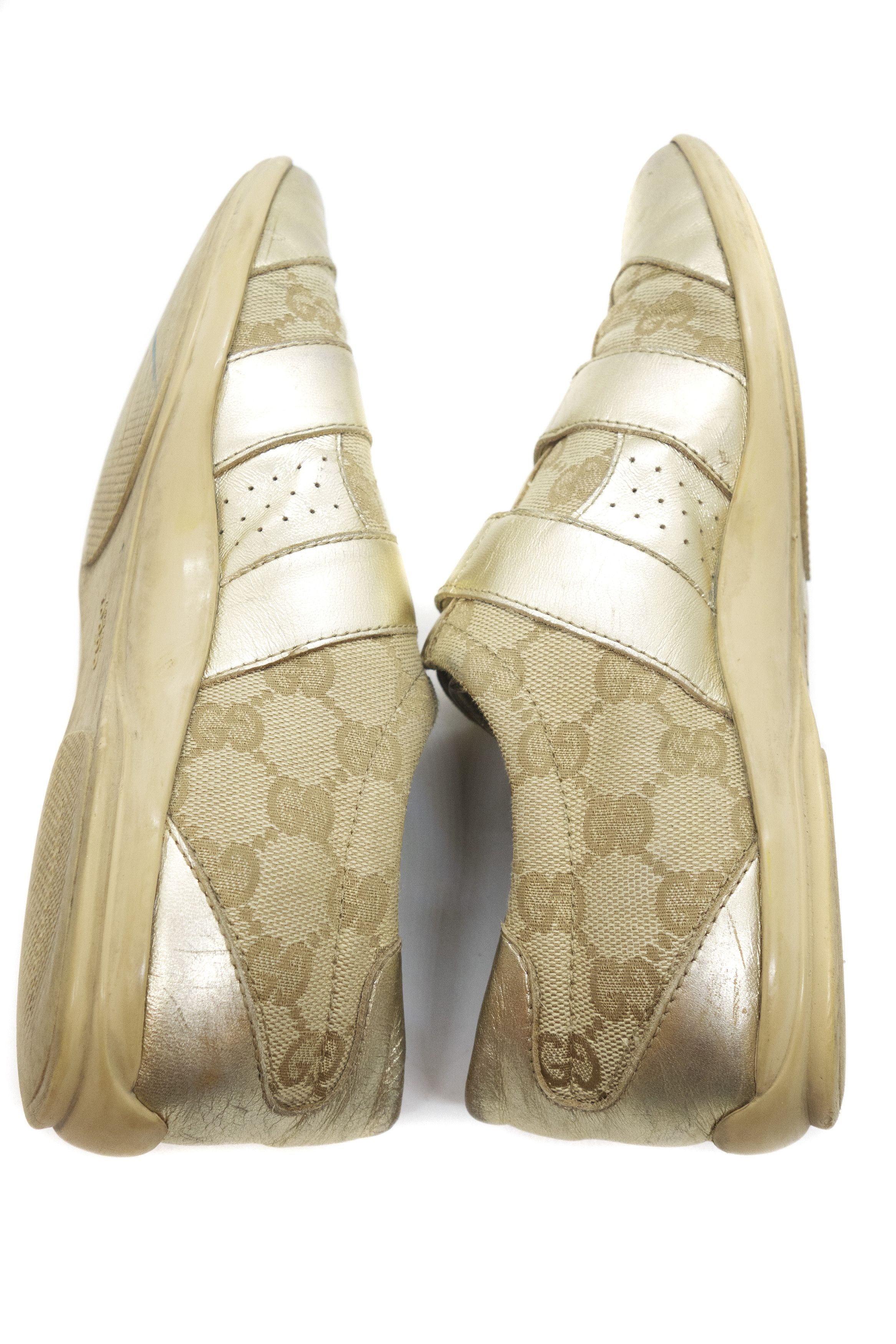 Gucci 00S Tom Ford Era GG Velcro Low Sneakers Size US 7 / IT 37 - 4 Thumbnail
