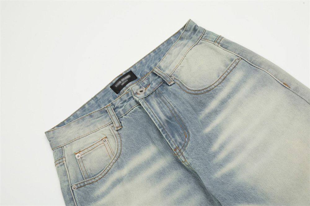 Japanese Brand × Jean Washed Vintage Men's Loose Casual Ripped Jeans Size US 32 / EU 48 - 4 Thumbnail