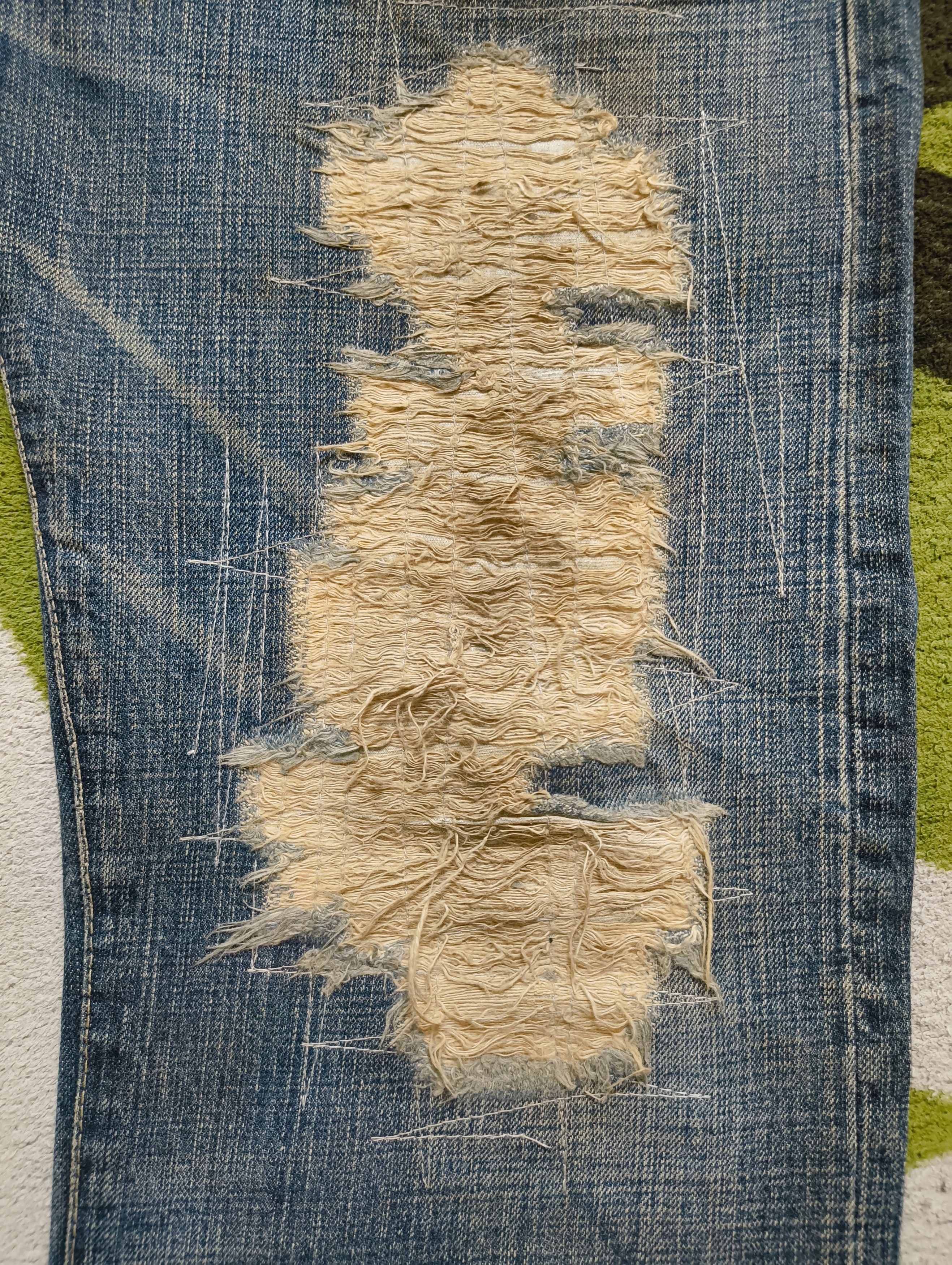 Japanese Brand VINTAGE GLAMB JAPAN DENIM DISTRESSED JEANS Size US 34 / EU 50 - 12 Thumbnail