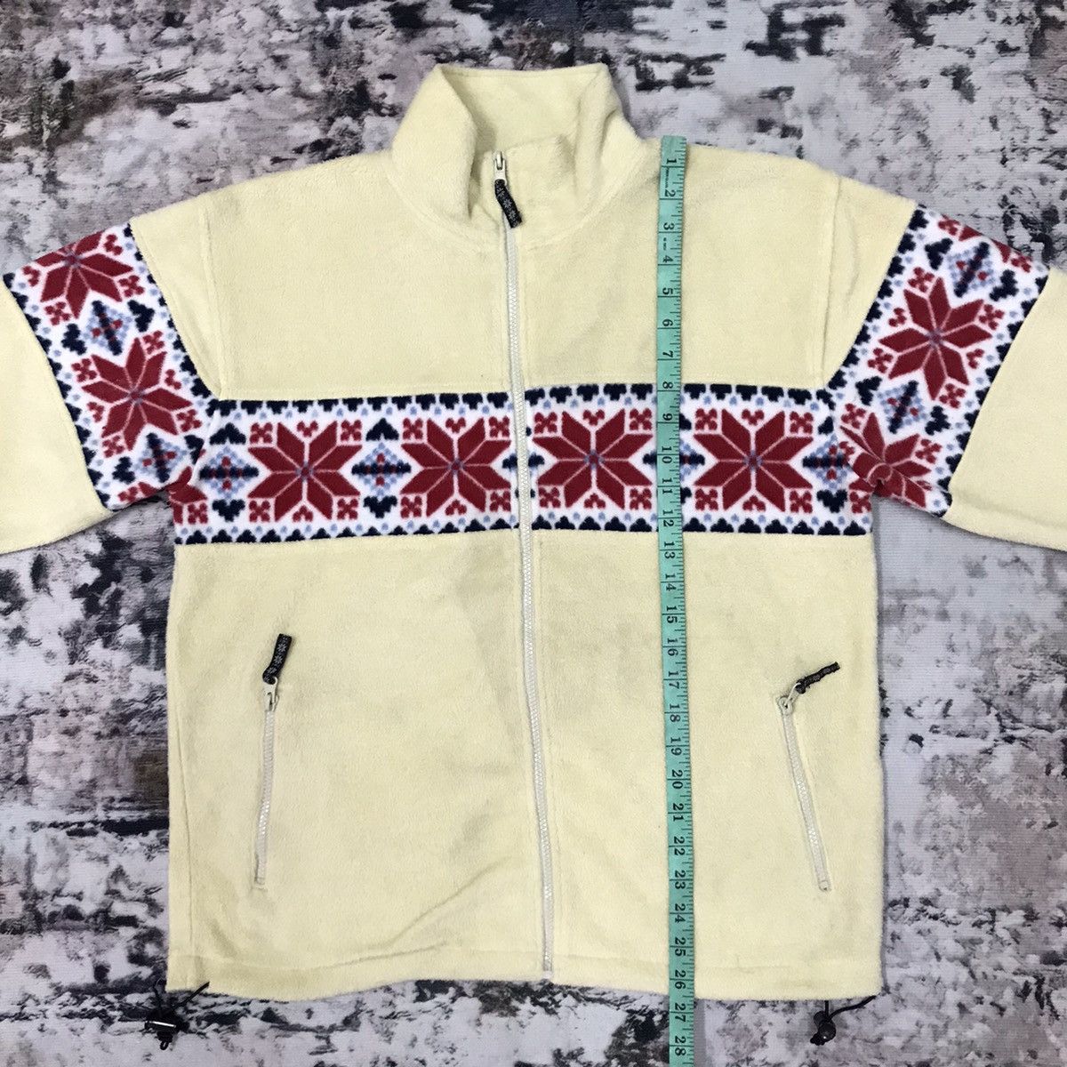 Native × Vintage Vintage Branch Out.Div Native Navajo Fleece Sweater Size US M / EU 48-50 / 2 - 11 Thumbnail