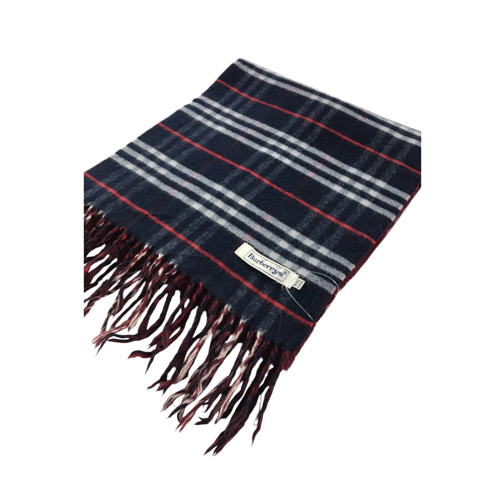 Burberry × Vintage Burberry Scarf / Muffler / Neckwear - WW2954 Size ONE SIZE - 3 Thumbnail
