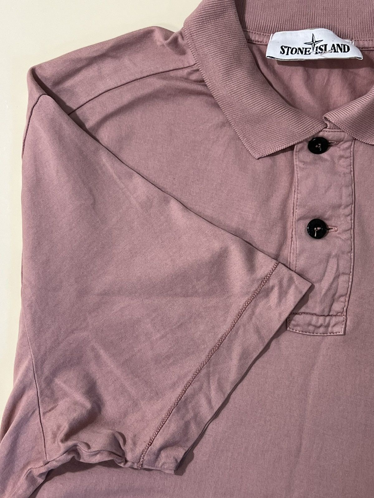 Stone Island Stone Island Slim Fit Polo Pink Size US M / EU 48-50 / 2 - 4 Thumbnail