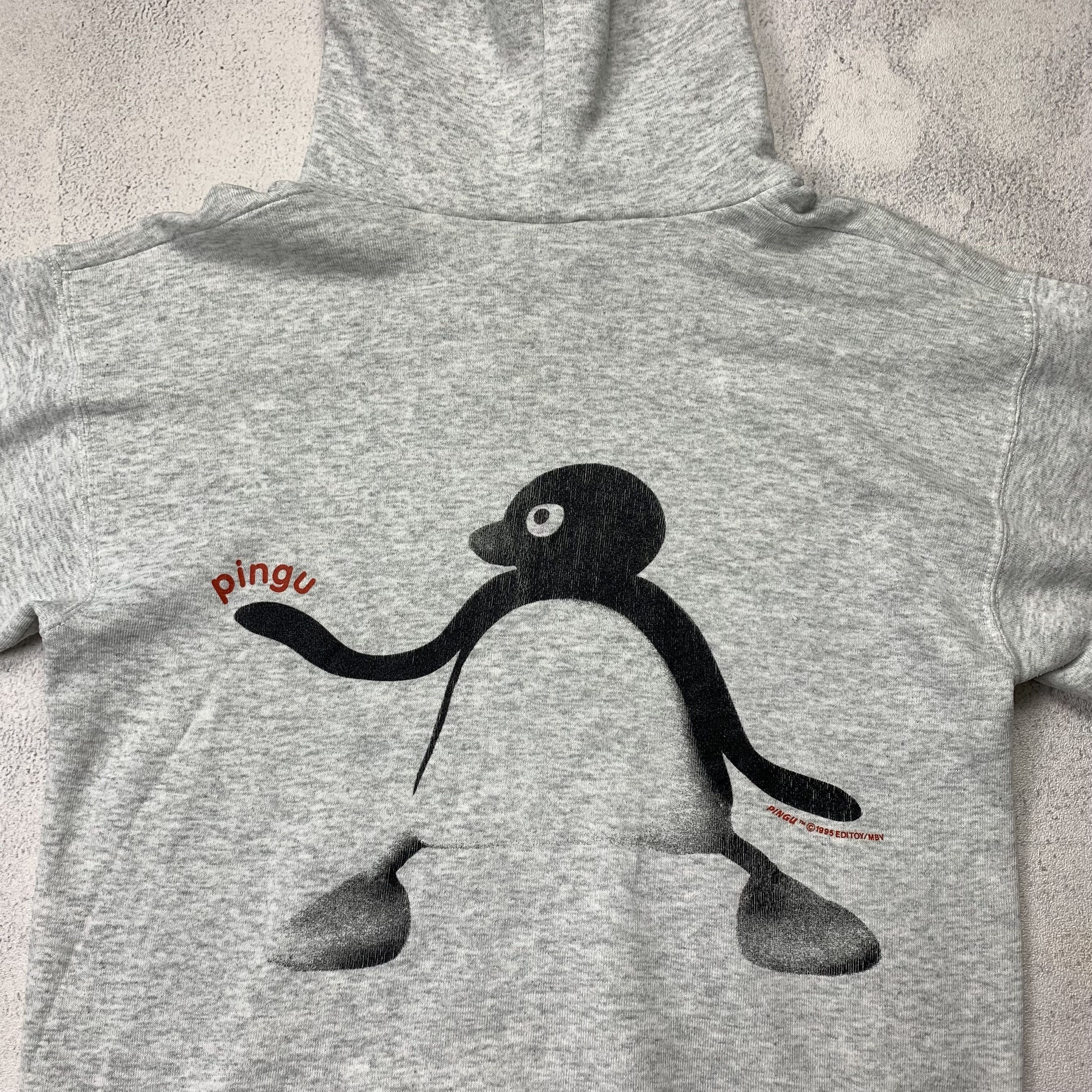Vintage Vintage Pingu 1995 Hoodie Cartoon 90s Nostalgia Size US S / EU 44-46 / 1 - 2 Thumbnail