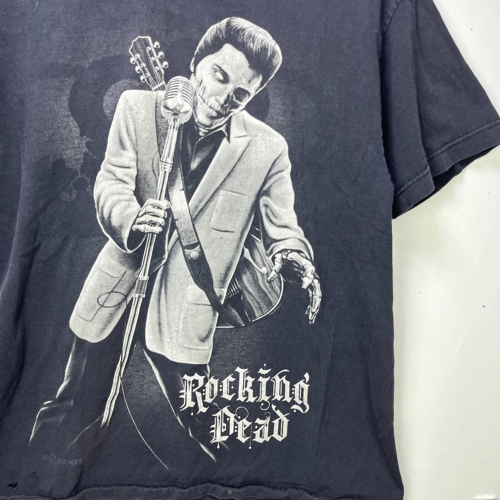 Other Vintage DGA David Gonzalez Art Rocking Dead T Shirt Elvis L Size US L / EU 52-54 / 3 - 2 Thumbnail