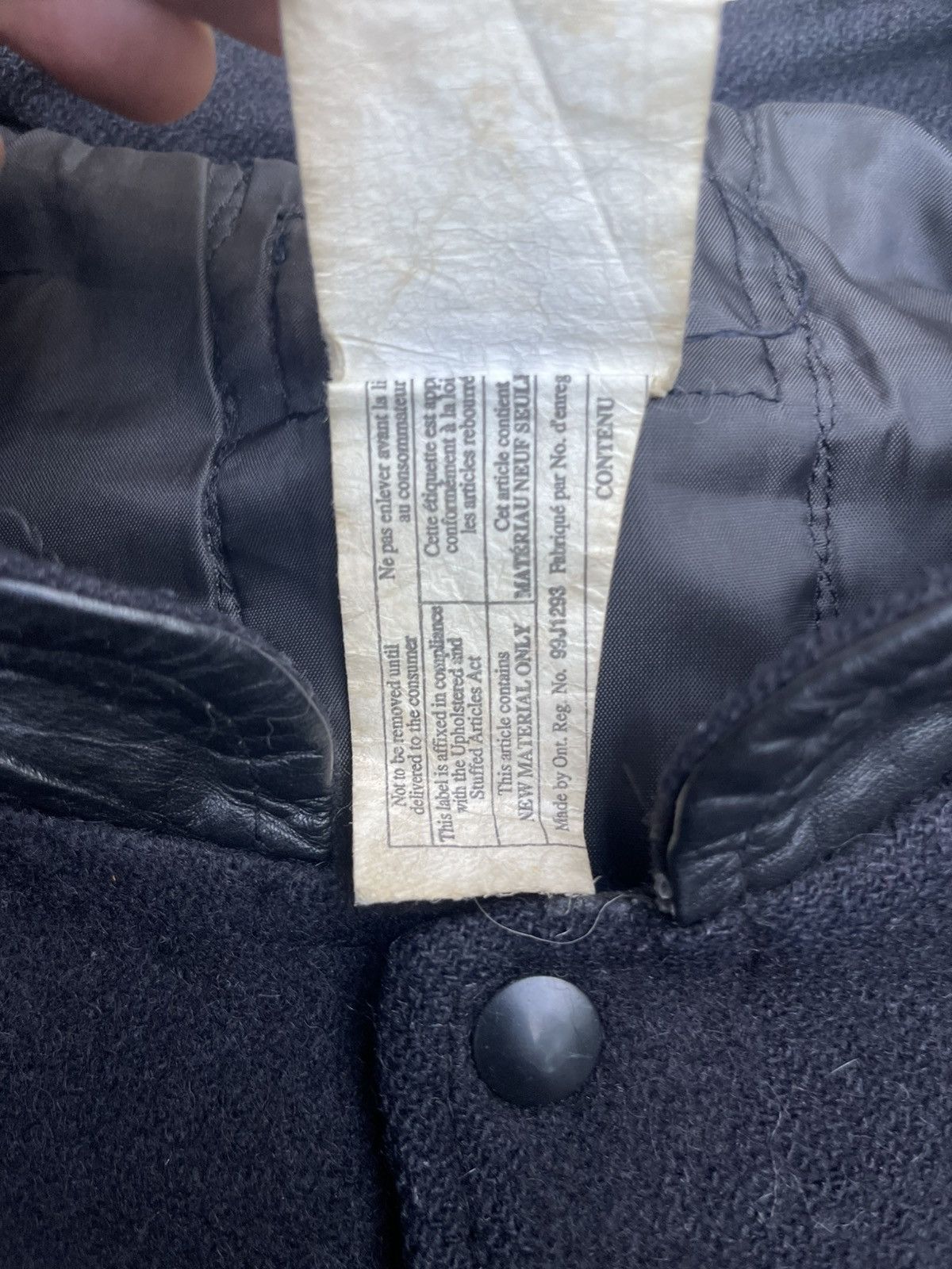 Vintage Vintage Varsity Jacket Leather Sleeves Streetcar Embroidery Size US L / EU 52-54 / 3 - 5 Thumbnail