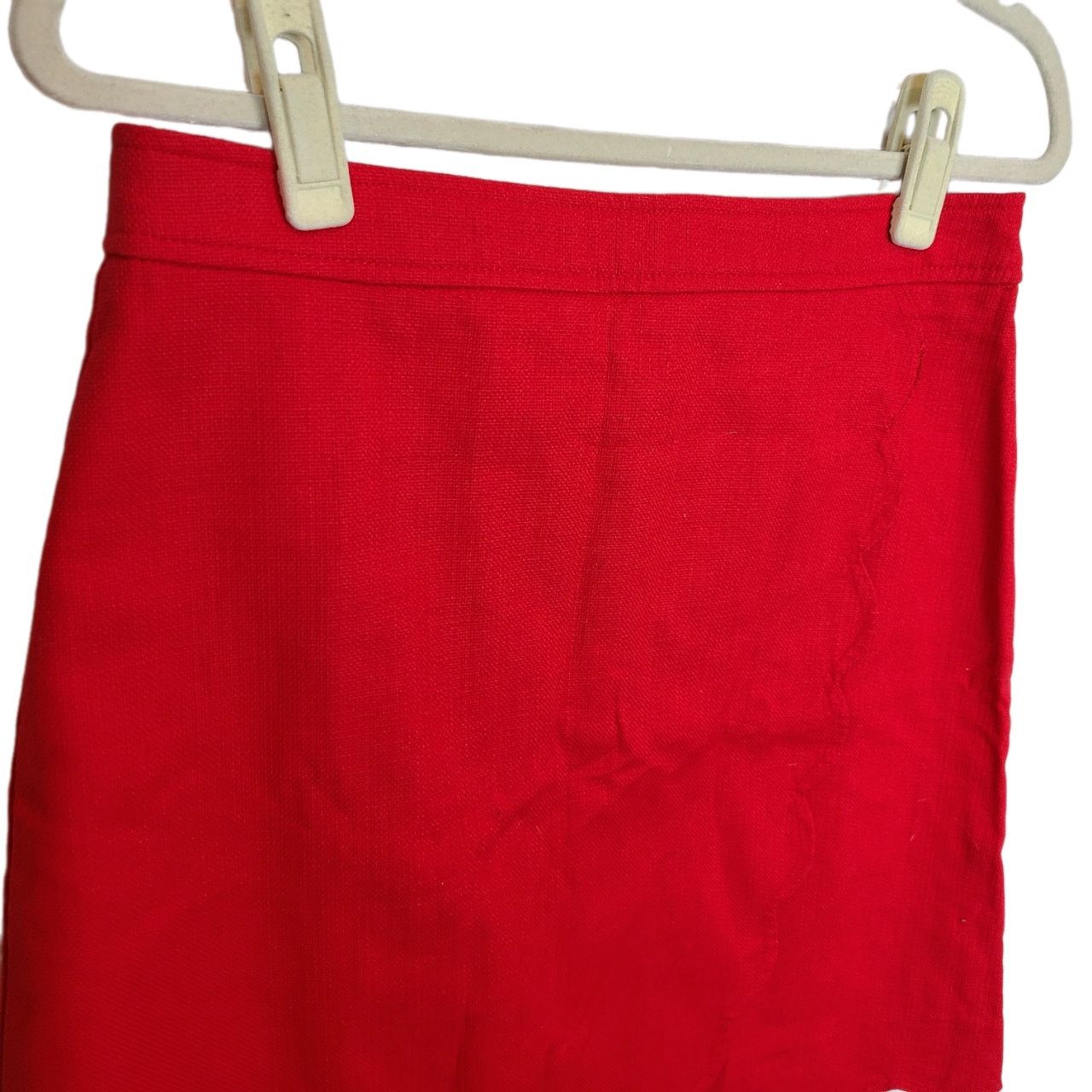 J.Crew J. Crew Womens Mini Pencil Skirt 8 Scallop Hem Preppy Career Size 30" / US 8 / IT 44 - 2 Thumbnail