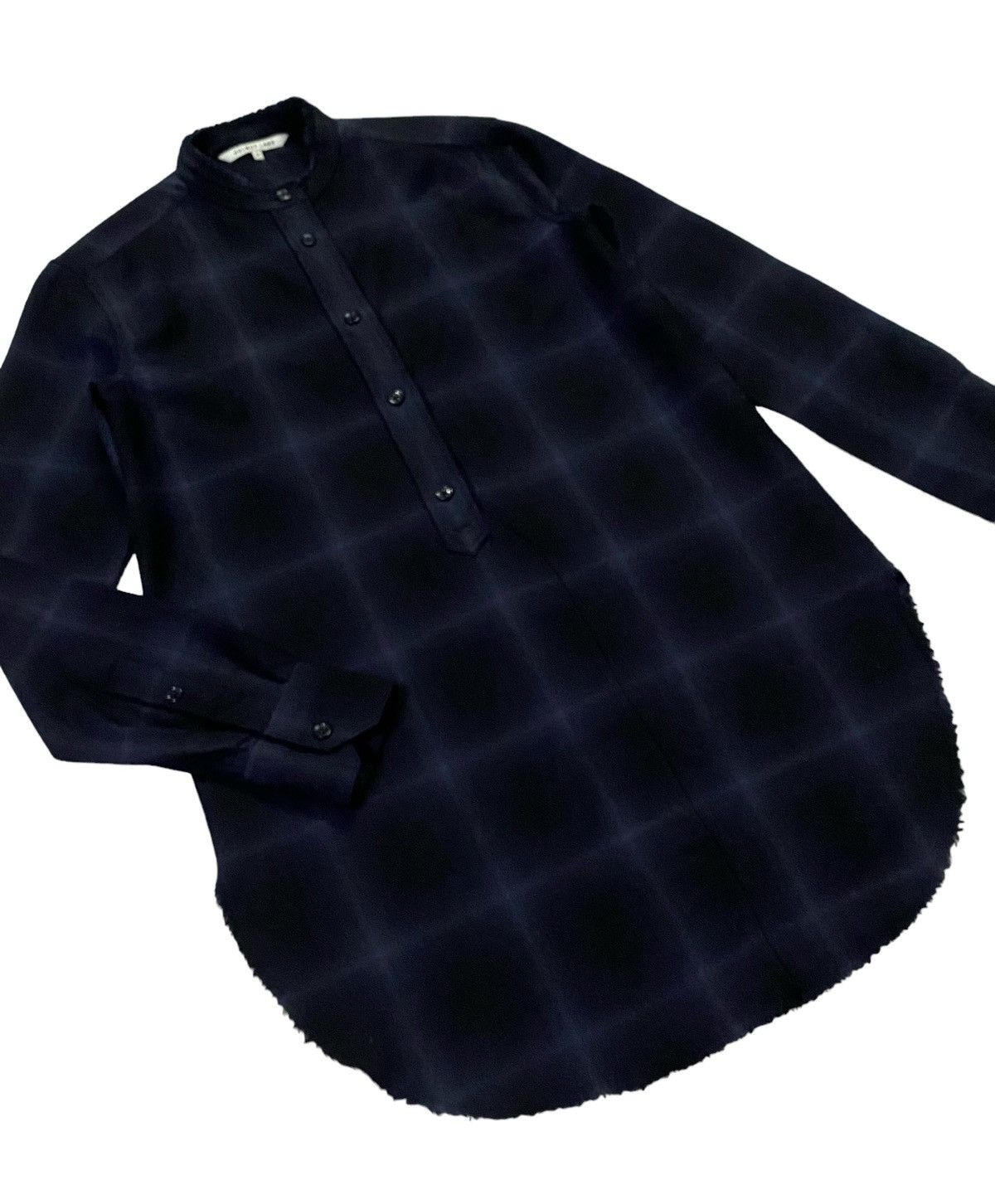 Helmut Lang Helmut Lang Plaid Wool & Cashmere Flannel Shirt Button ups Size XS / US 0-2 / IT 36-38 - 19 Thumbnail