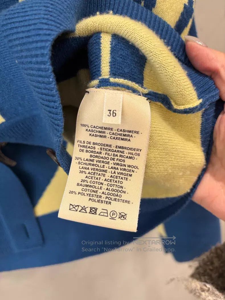 Hermes Hermes Cashmere Knit Open Cardigan with Back Embroidery Size XS / US 0-2 / IT 36-38 - 2 Thumbnail