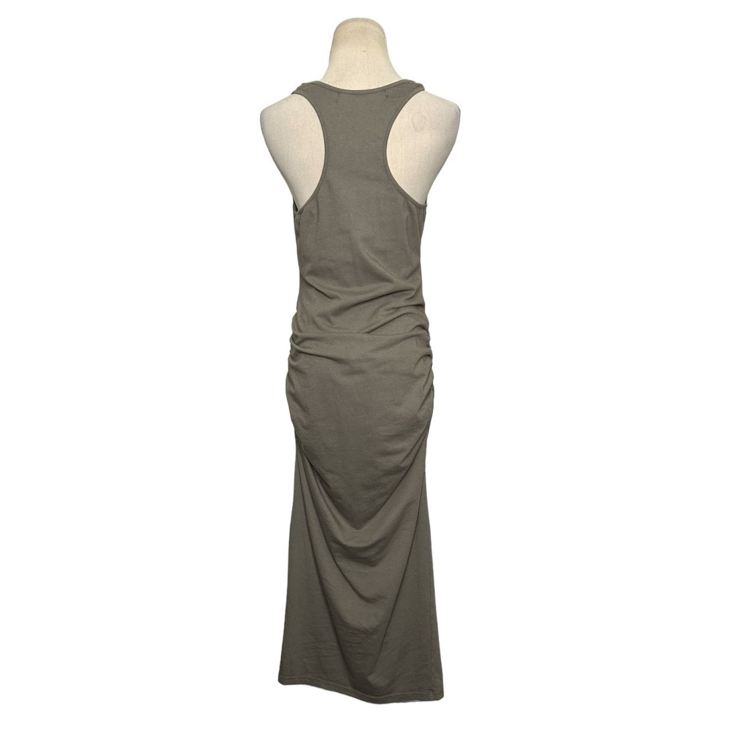 Michael Stars Michael Stars olive bodycon midi halter dress size Large Size L / US 10 / IT 46 - 2 Thumbnail
