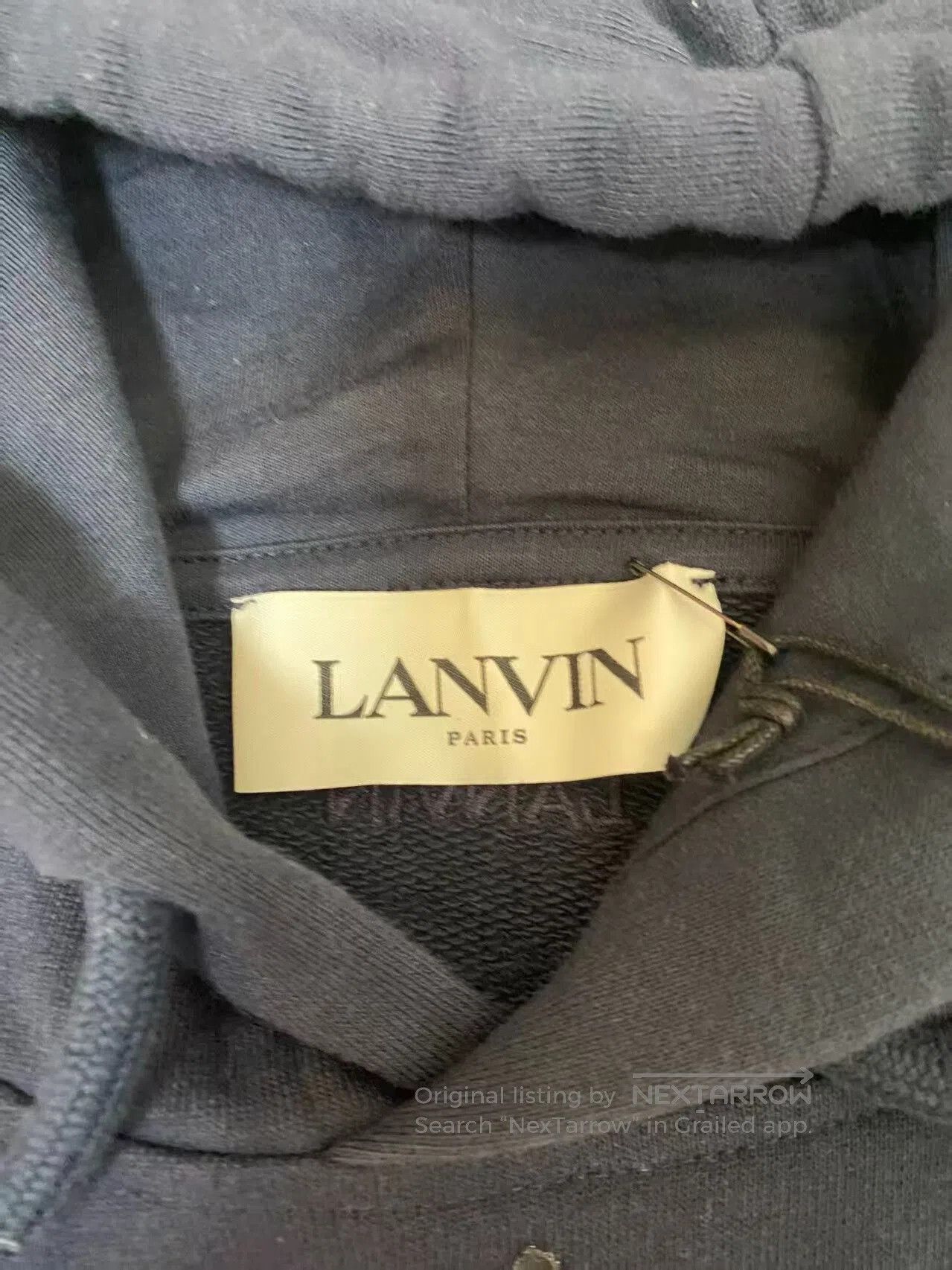 Lanvin Lanvin Graphic Hoodie with Hood and Tags. Size US M / EU 48-50 / 2 - 5 Thumbnail