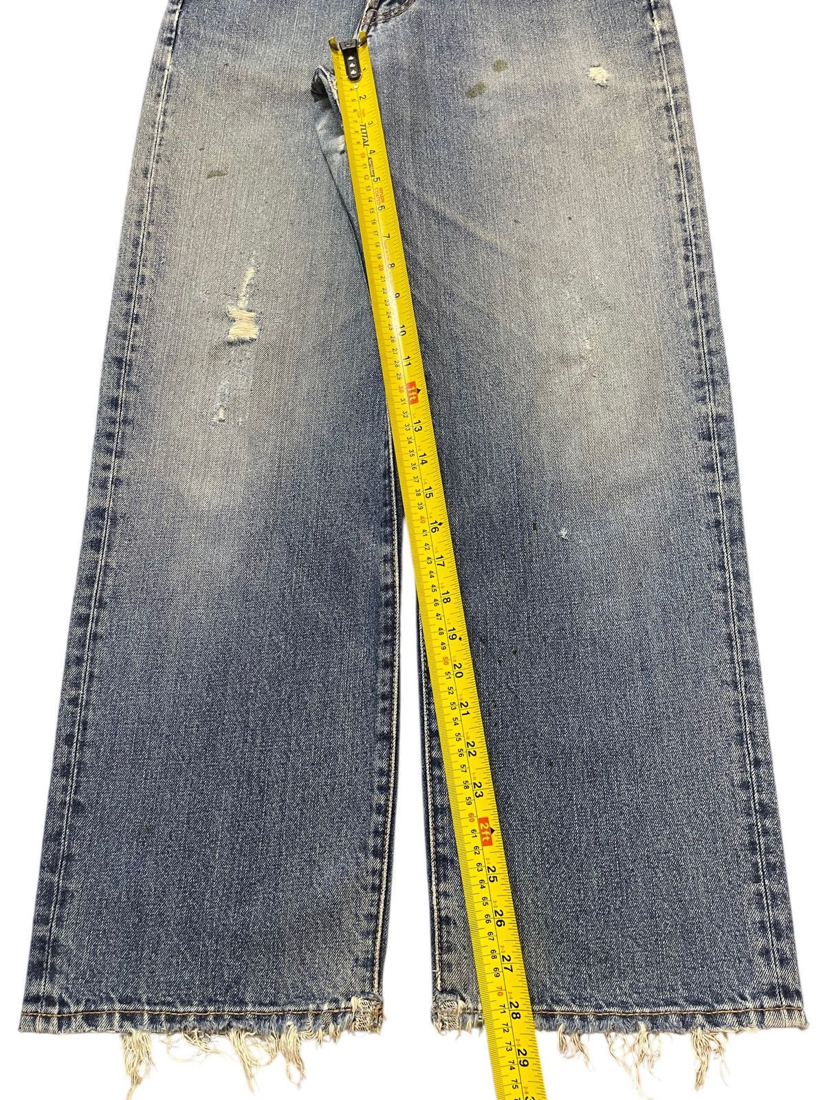 JNCO Vintage Japanese Brand Blue Faded Wash Distress Baggy Jeans Size US 28 / EU 44 - 13 Thumbnail