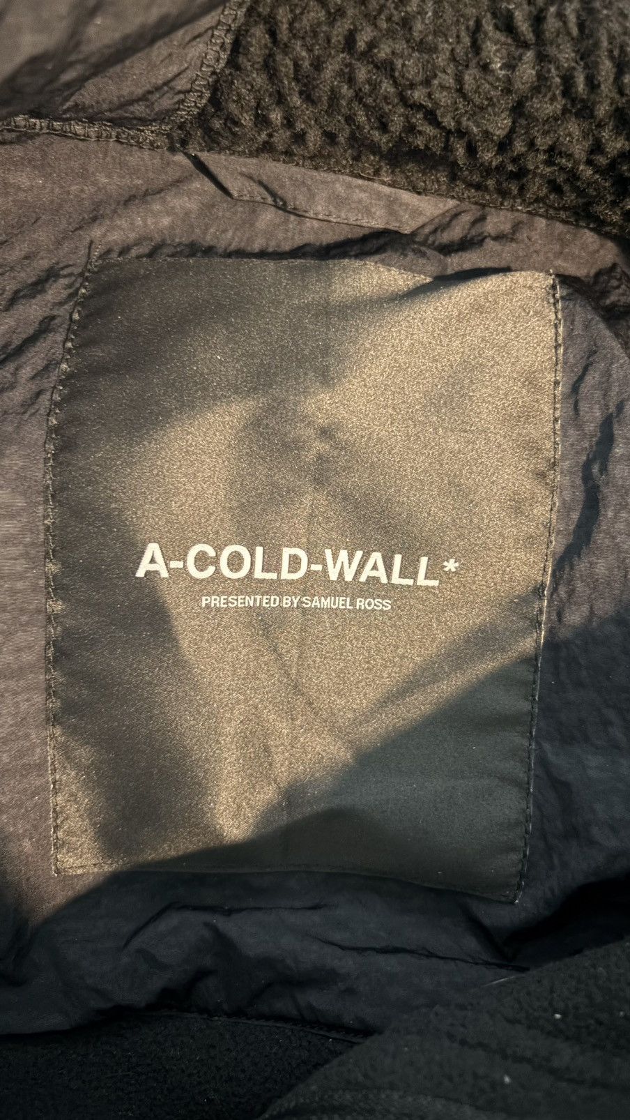 A-COLD-WALL* A-COLD-WALL Men's Bonded Axis Panelled Fleece Jacket Size US L / EU 52-54 / 3 - 8 Thumbnail