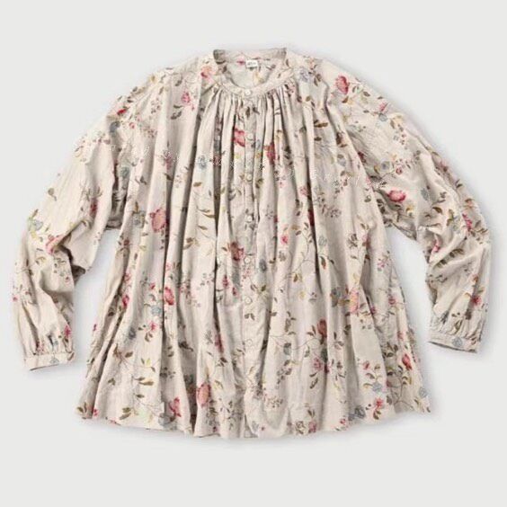 45rpm 45R Cotton Floral Print Shirt Size M / US 6-8 / IT 42-44 - 1 Thumbnail