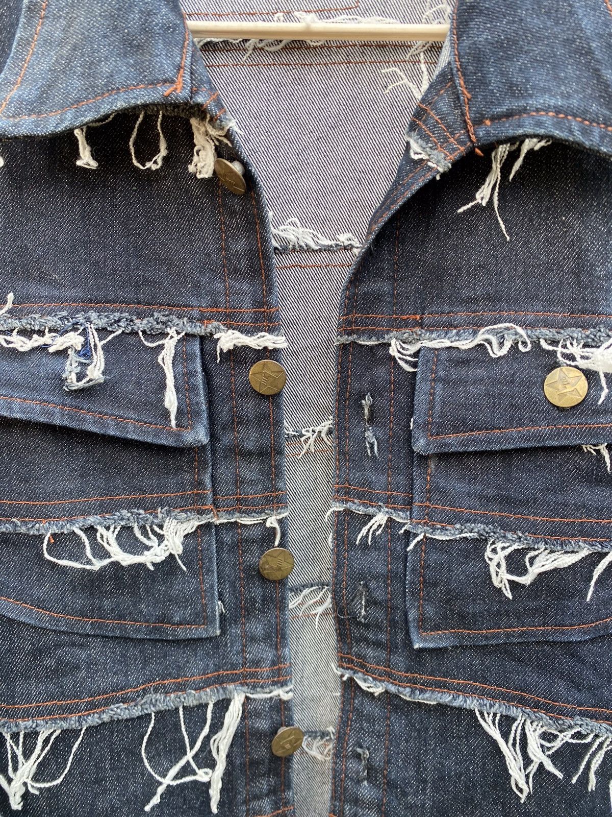 Japanese Brand Handmade Hagi Denim Size S / US 4 / IT 40 - 5 Thumbnail