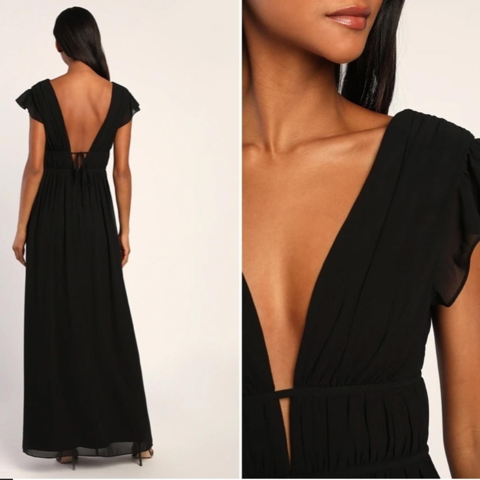Lulus LULU's Prom Wedding Romantic Chiffon Maxi Size XL / US 12-14 / IT 48-50 - 3 Thumbnail