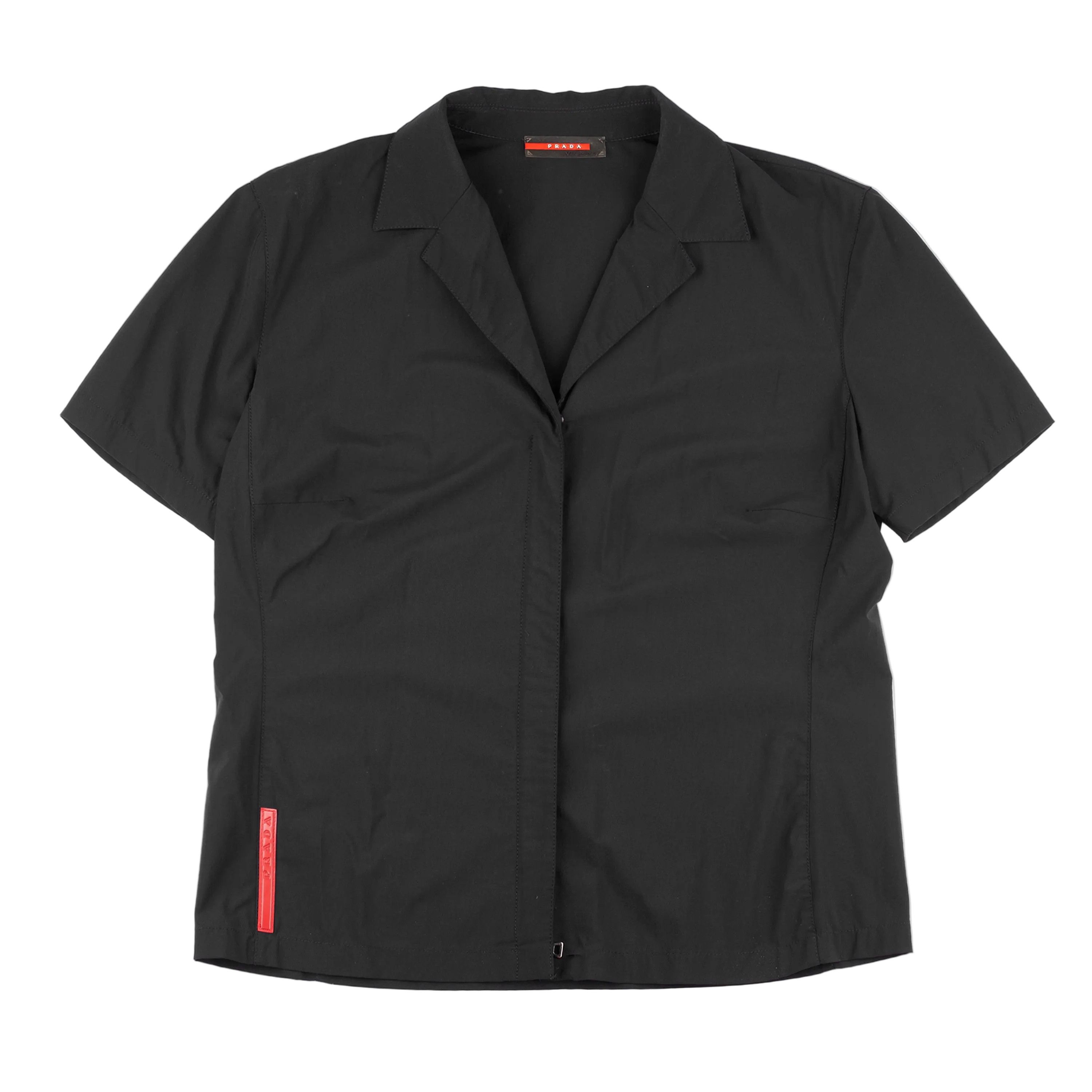 Prada Prada Sport Black Polyamide Vintage Short Sleeve Shirt Size L / US 10 / IT 46 - 1 Thumbnail