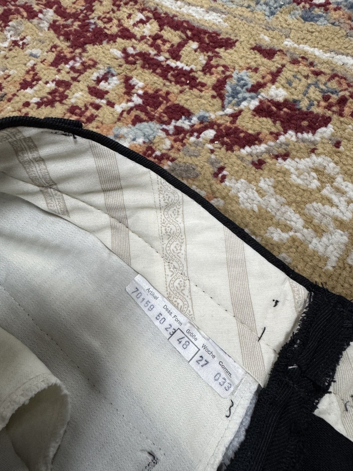 Other 1980s Wool Suit Pants Baggy Trousers Blend Balenciaga Rick Size US 30 / EU 46 - 4 Thumbnail