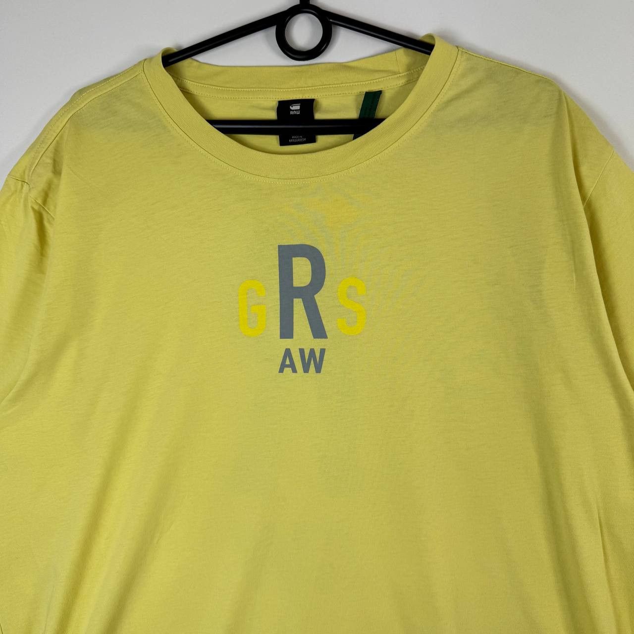 G-Star G-Star Raw Graphic T-Shirt Yellow Men Size XL Size US XL / EU 56 / 4 - 2 Thumbnail