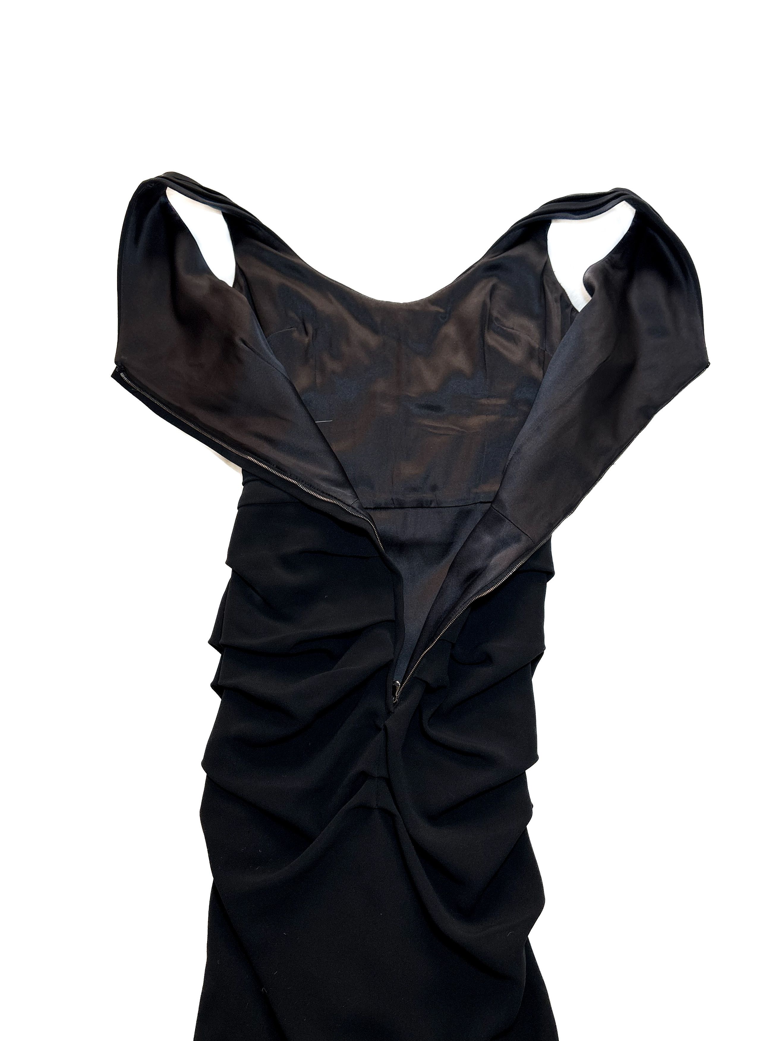 Dolce & Gabbana Vintage Dolce & Gabbana Ruched Midi Dress Size XS / US 0-2 / IT 36-38 - 5 Thumbnail