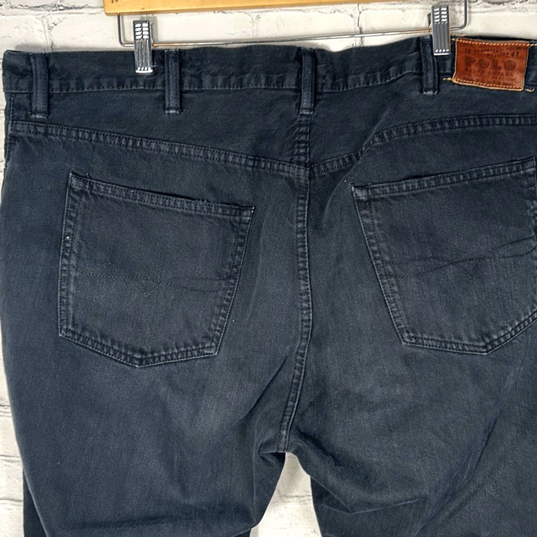 Polo Ralph Lauren VINTAGE Polo Ralph Lauren Jeans 46 Black 30 100% Cotton Mens Classic 867 Straight Leg Hudson 867 Inseam 30 Mens Size US XXL / EU 58 / 5 - 7 Thumbnail