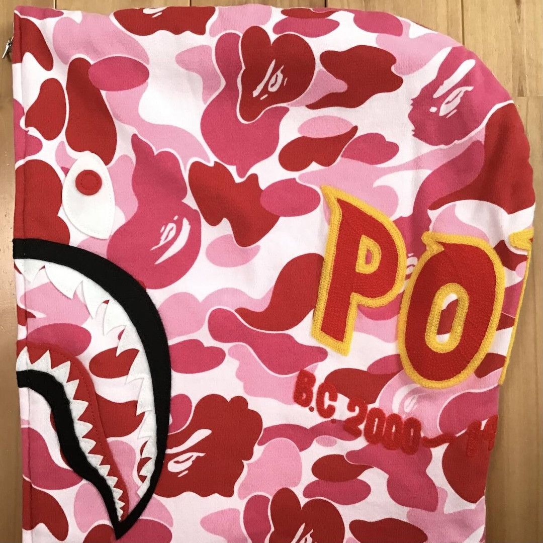 Bape BAPE ABC camo Pink shark full zip hoodie a bathing ape PONR Size US XL / EU 56 / 4 - 5 Thumbnail