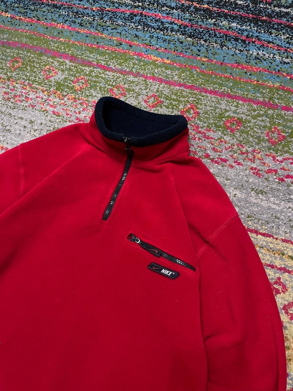 Nike × Vintage Vintage Nike Fleece Retro Sherpa Jacket Y2K S Size US S / EU 44-46 / 1 - 4 Thumbnail