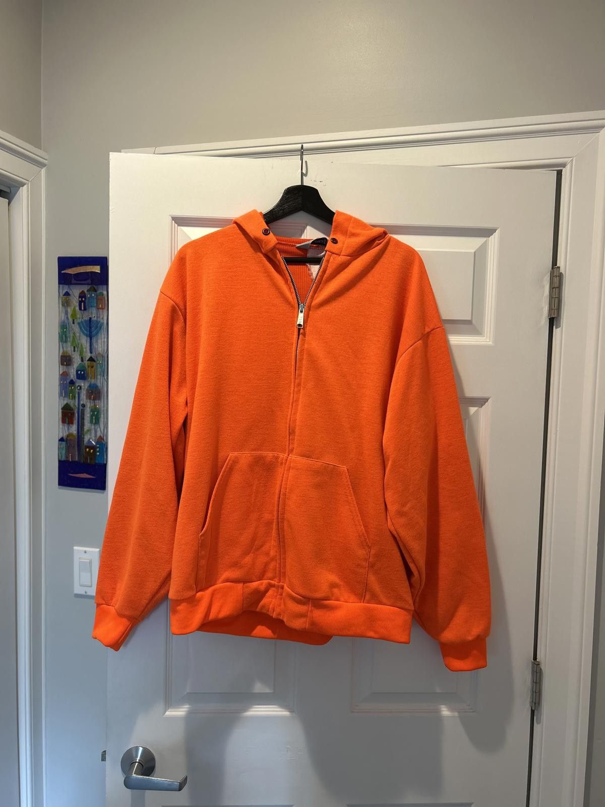 VINTAGE Mens Muleskins Zip Up Sweater Nylon