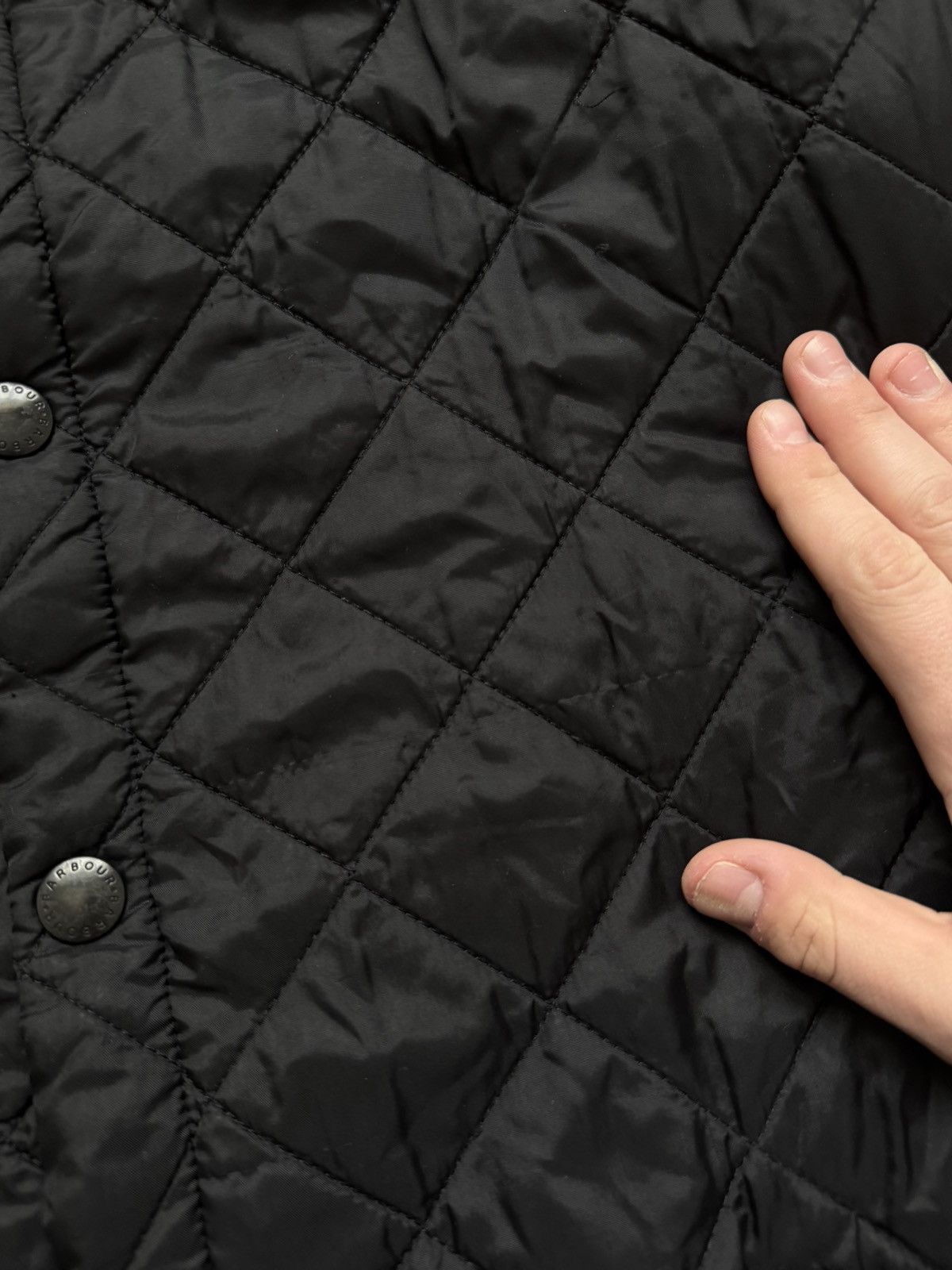 Barbour Barbour Men’s Quilted Black Men’s L Light Jacket Size US L / EU 52-54 / 3 - 4 Thumbnail