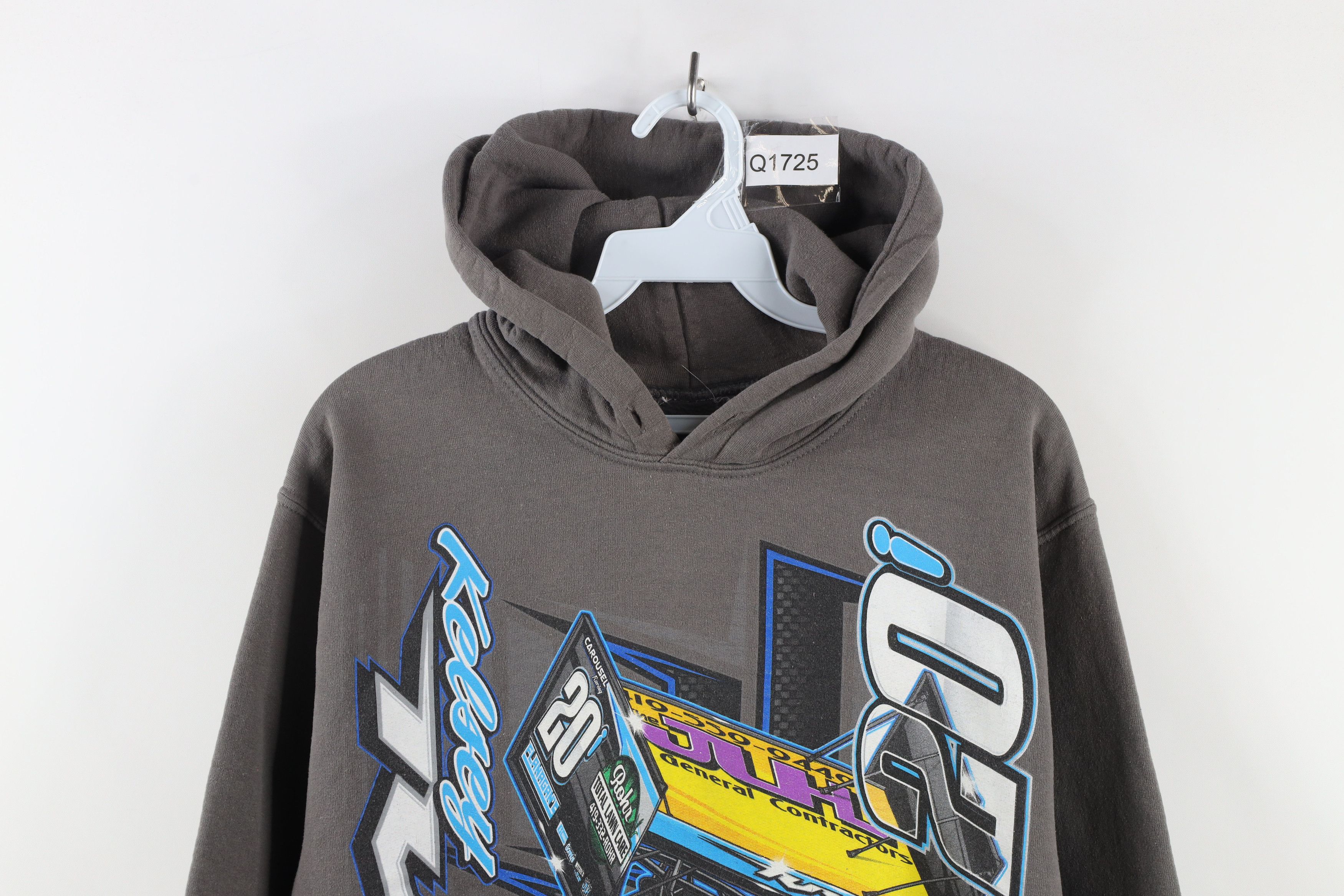 Vintage Streetwear Ivy Sprint Car Racing Hoodie Sweatshirt Gray Size US S / EU 44-46 / 1 - 2 Thumbnail