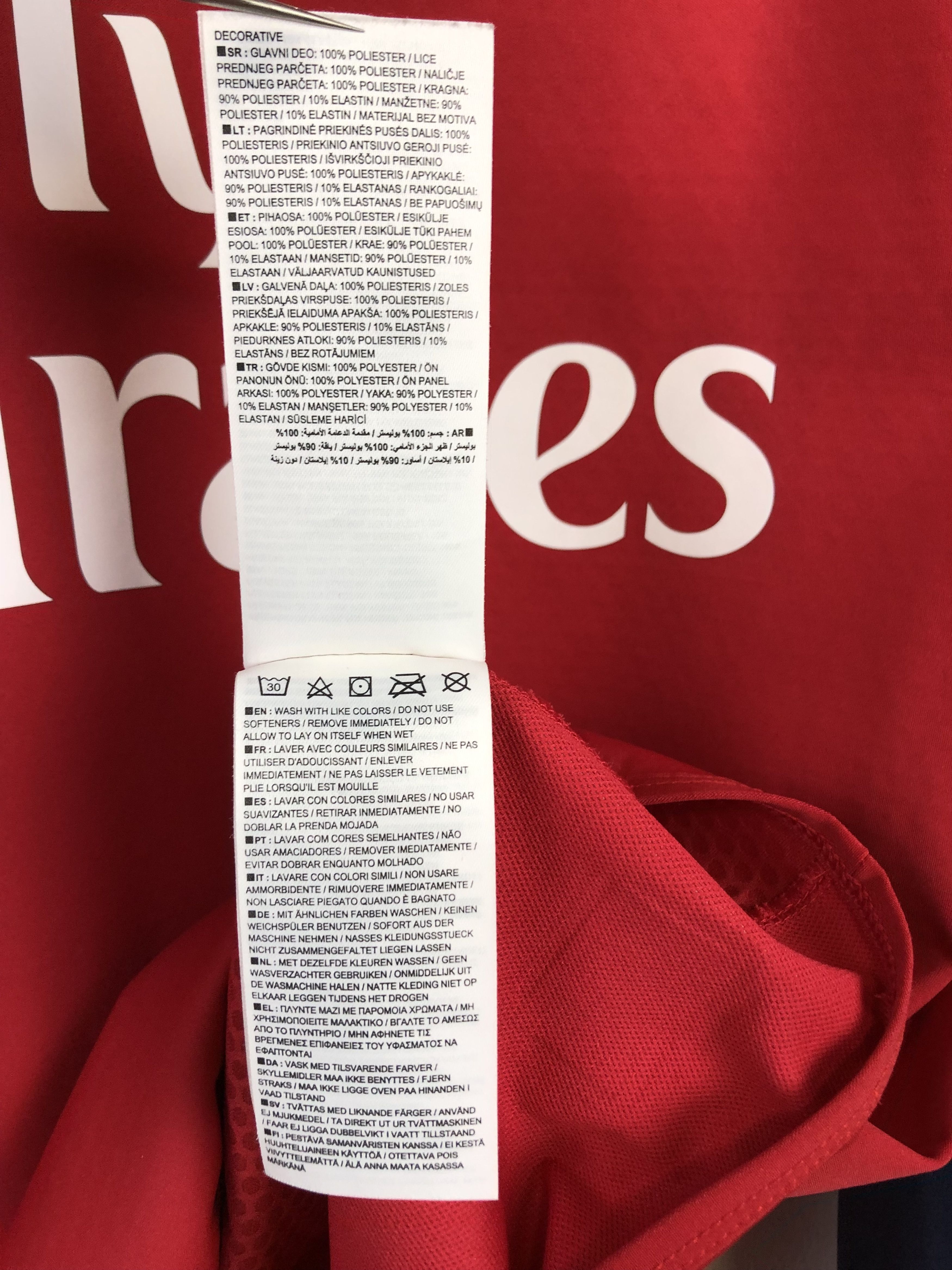 Nike Vintage Arsenal Football Sweatshirt Player Issue Soccer Rare Size US XL / EU 56 / 4 - 13 Thumbnail