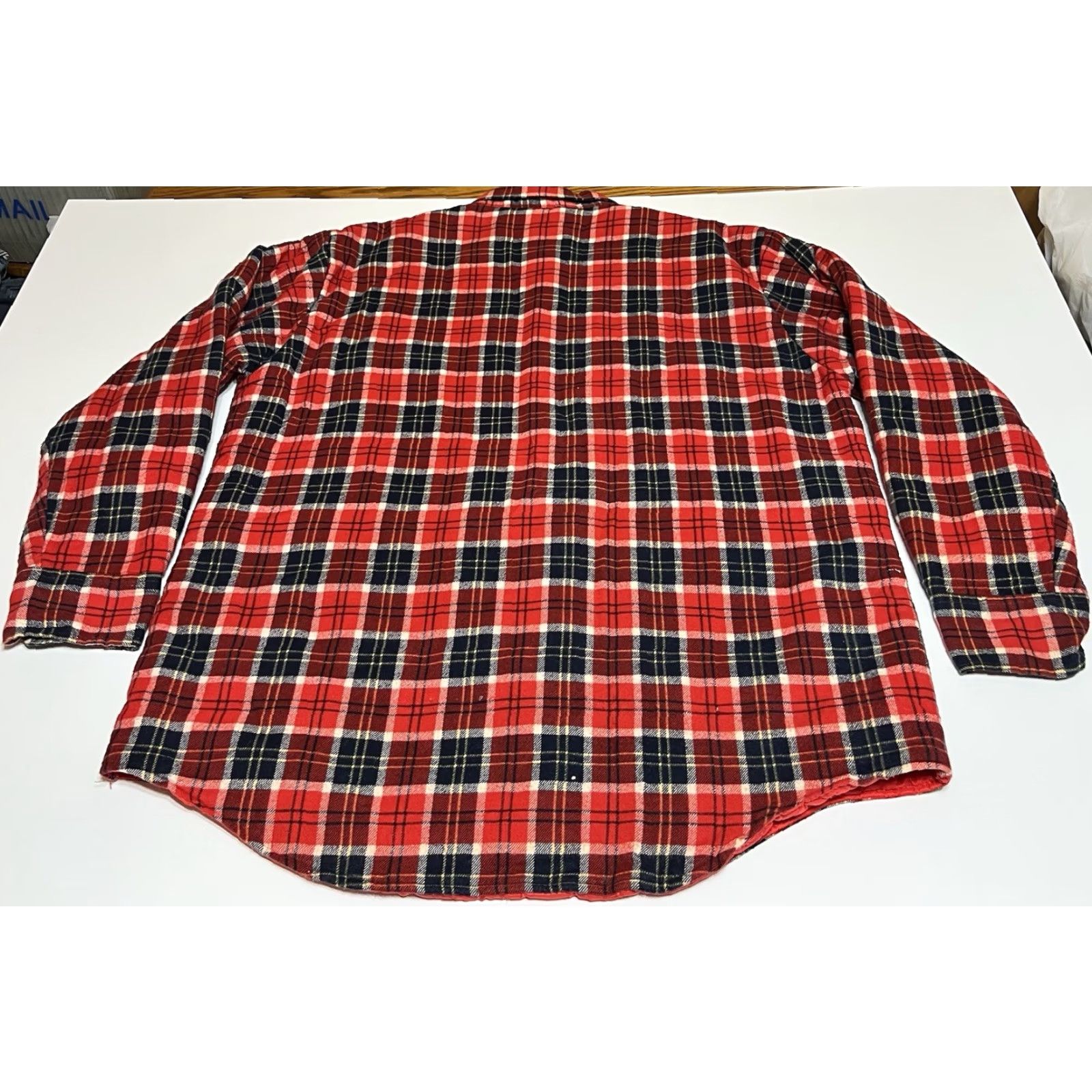 Vintage VINTAGE Sports Afield Quilted Flannel Plaid Shirt Jacket Men's XXL Red Lined Size US XXL / EU 58 / 5 - 3 Thumbnail
