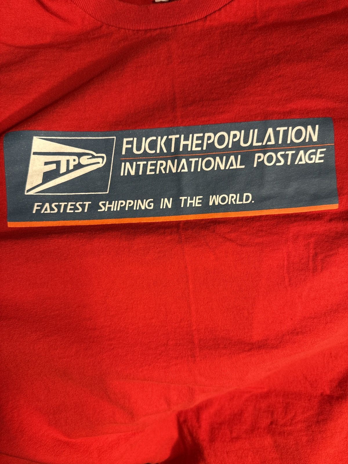 Fuck The Population × G59 Records FTP International Postage Tee Size US L / EU 52-54 / 3 - 1 Thumbnail