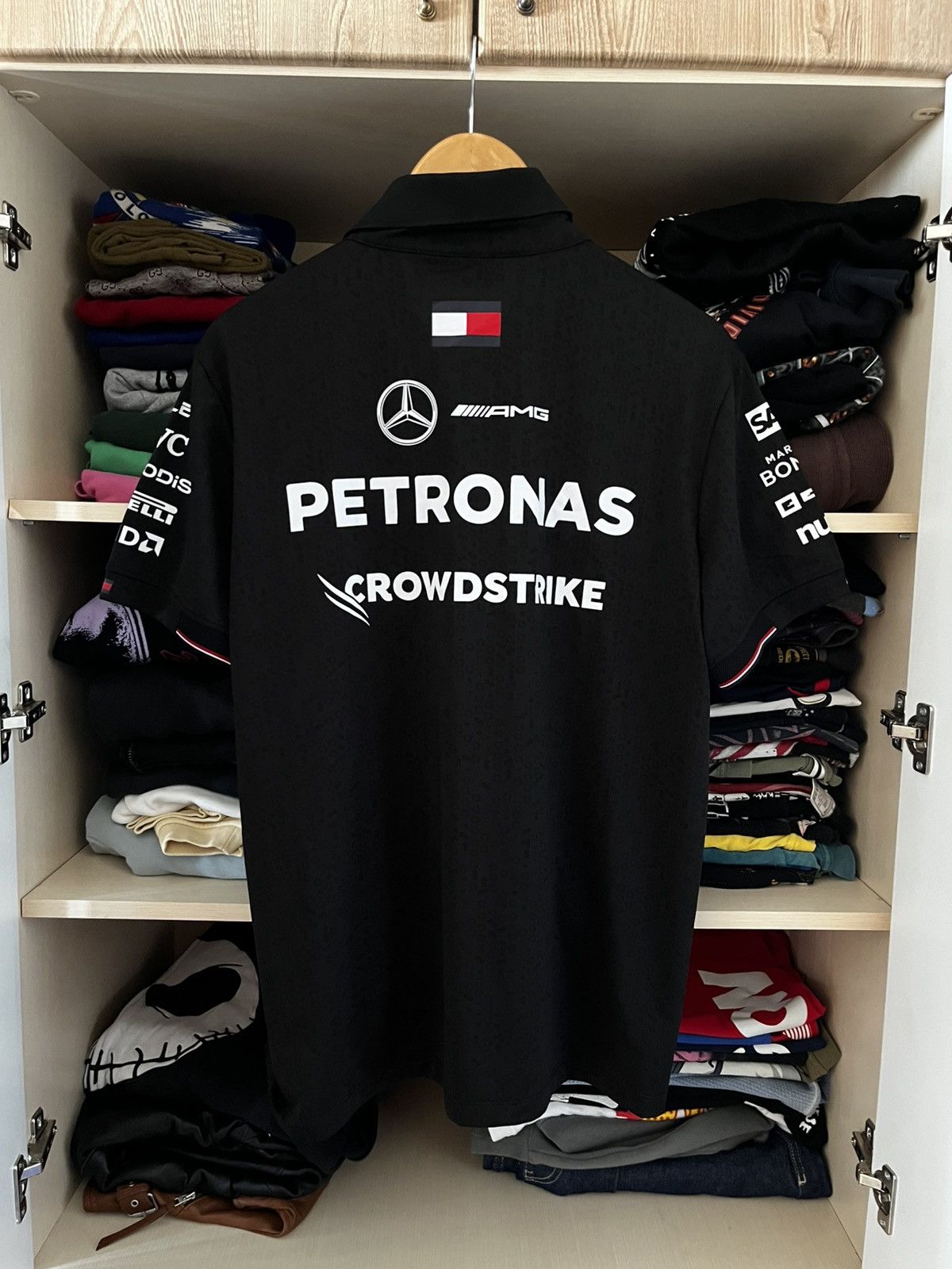Mercedes-Benz F1 Mercedes Benz Petronas AMG Tommy Hilfiger Polo Tee Size US L / EU 52-54 / 3 - 2 Thumbnail