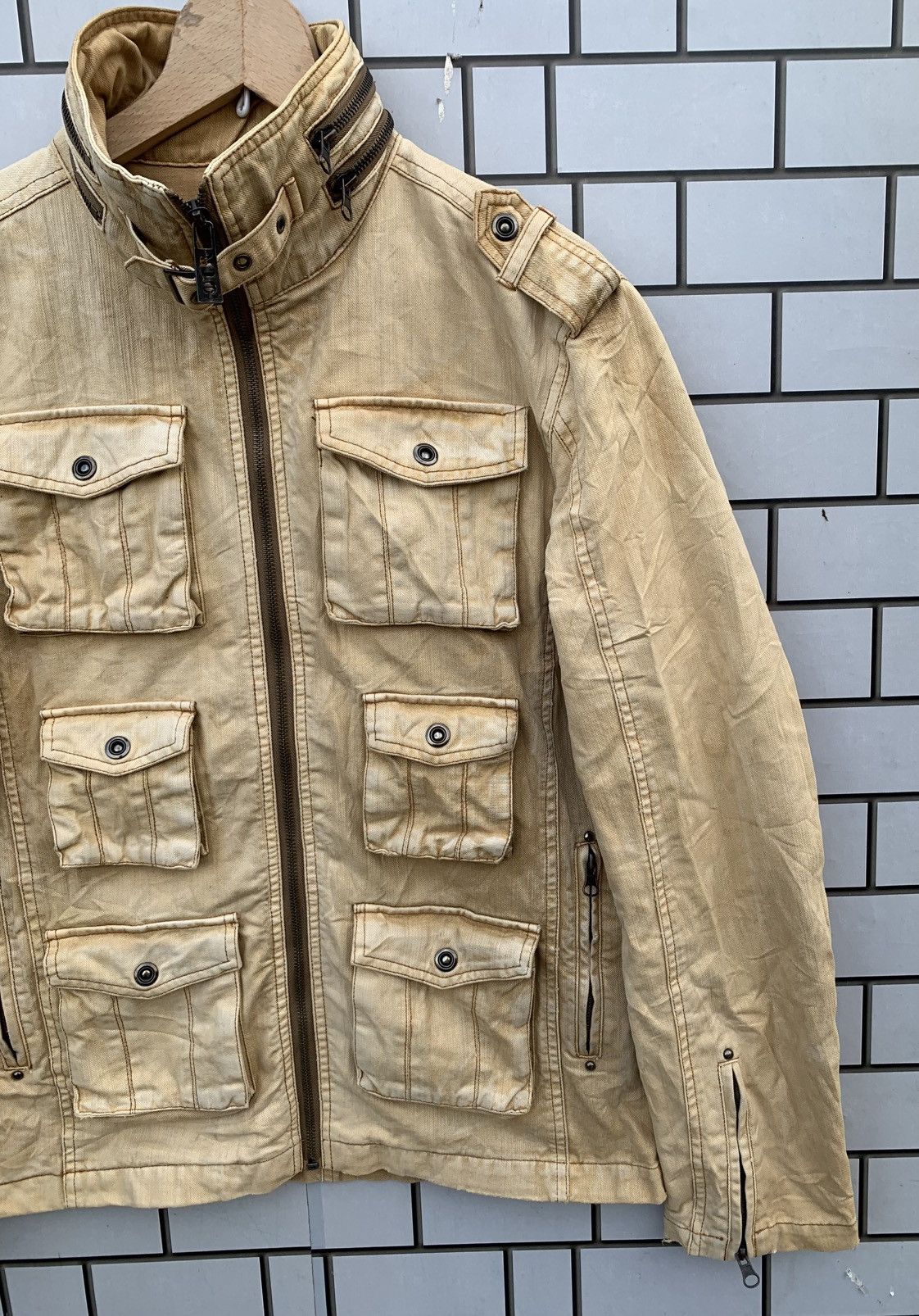 In The Attic Japanese Brand in tha attic Multic Pocket Distressed Jacket Size US L / EU 52-54 / 3 - 8 Thumbnail
