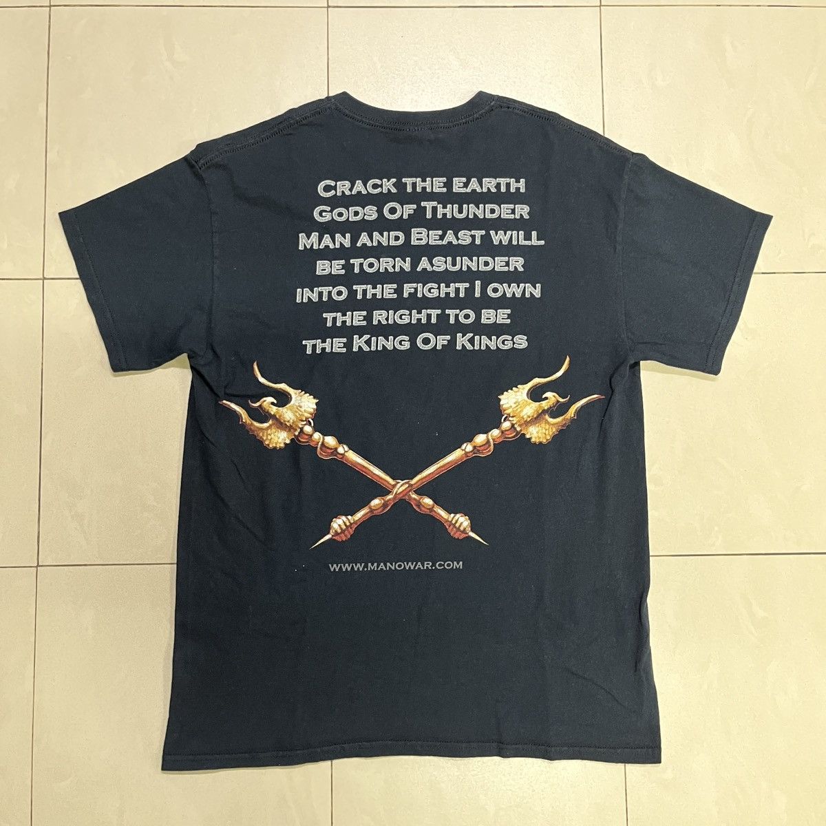 Band Tees × Vintage Vintage Manowar Band T Shirt Size US S / EU 44-46 / 1 - 8 Thumbnail