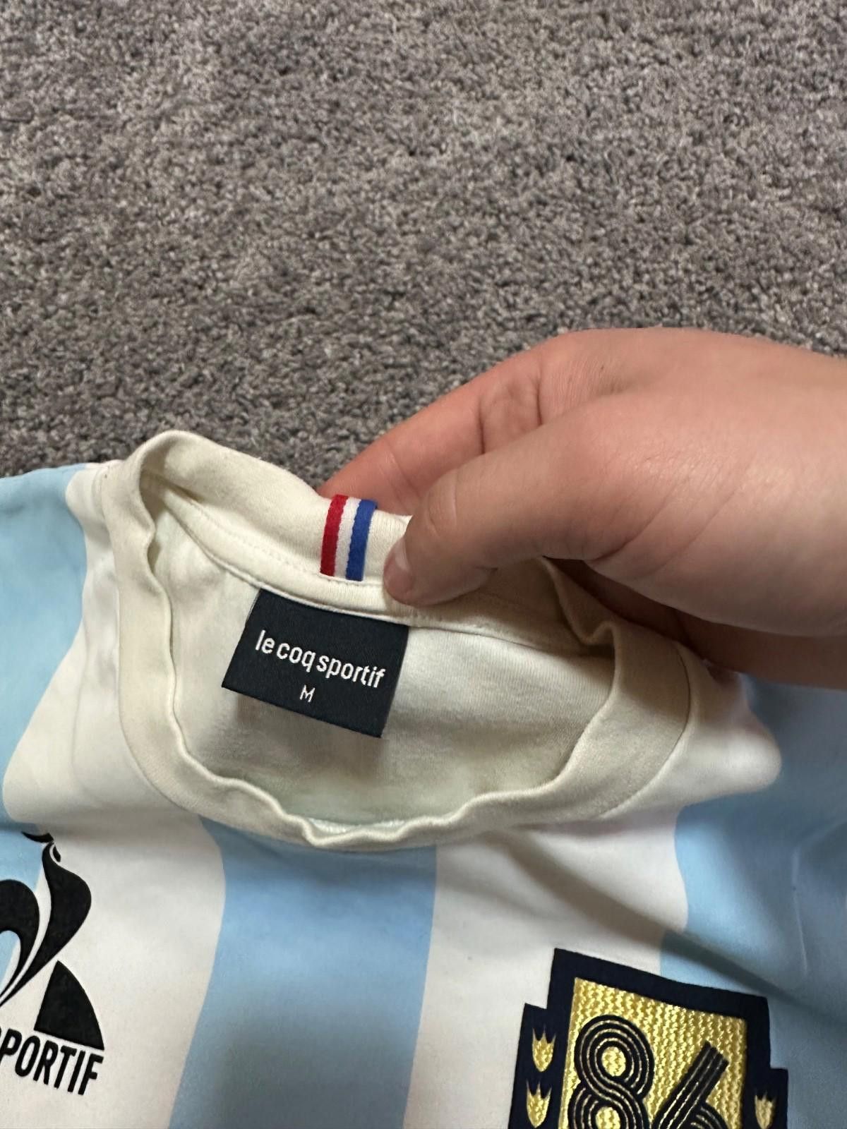 Le Coq Sportif Argentina Le Coq Sportif Maradona#10 Shirt Jersey Size M Size US M / EU 48-50 / 2 - 5 Thumbnail