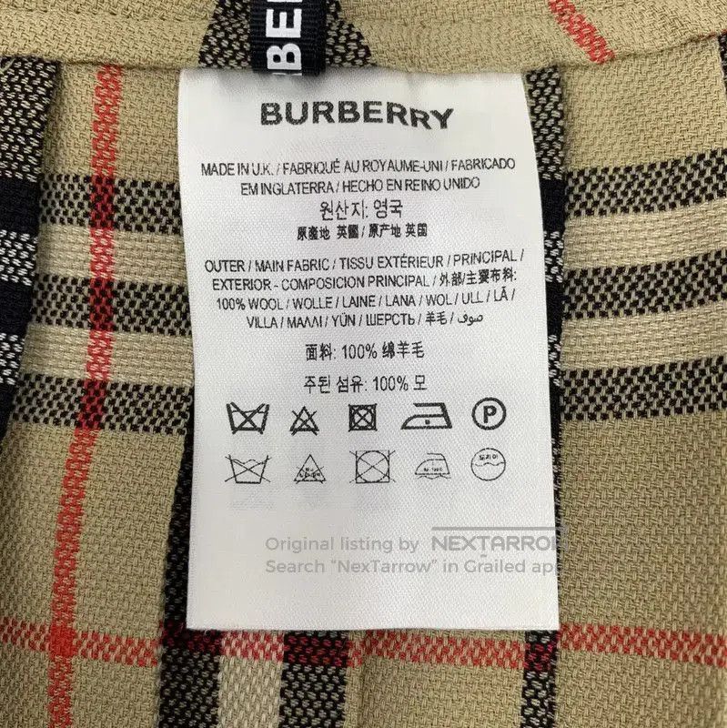 Burberry Burberry Brown Wool Women's Skirt. Size 23" - 6 Thumbnail
