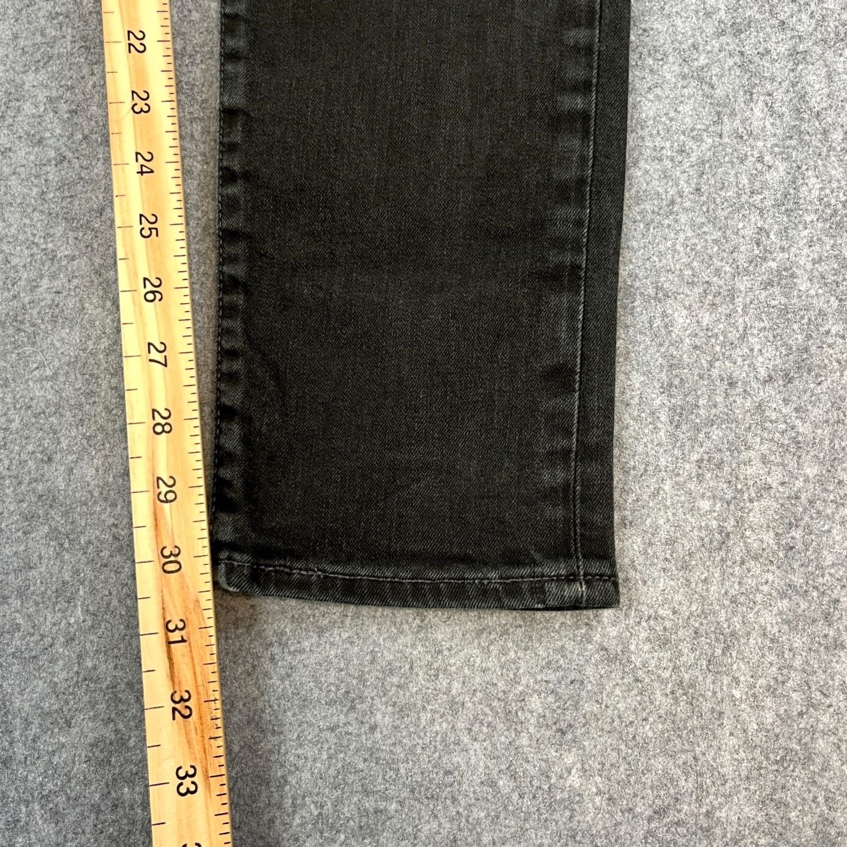 Levi's Levi's 512 Jeans Slim Skinny 30 32 Dark Black Denim Zip Pocket Mens Regular 5-Pocket Design Vintage No Size US 30 / EU 46 - 4 Thumbnail