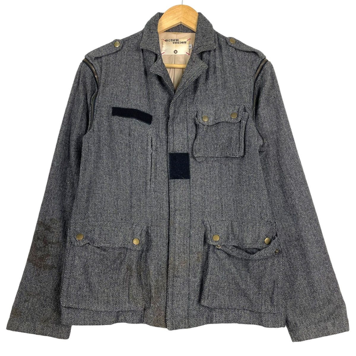 Japanese Brand × Le Grande Bleu (L.G.B.) 💥MODERN DESIGN MULTIPOCKET HUNTING JACKET Size US M / EU 48-50 / 2 - 1 Thumbnail